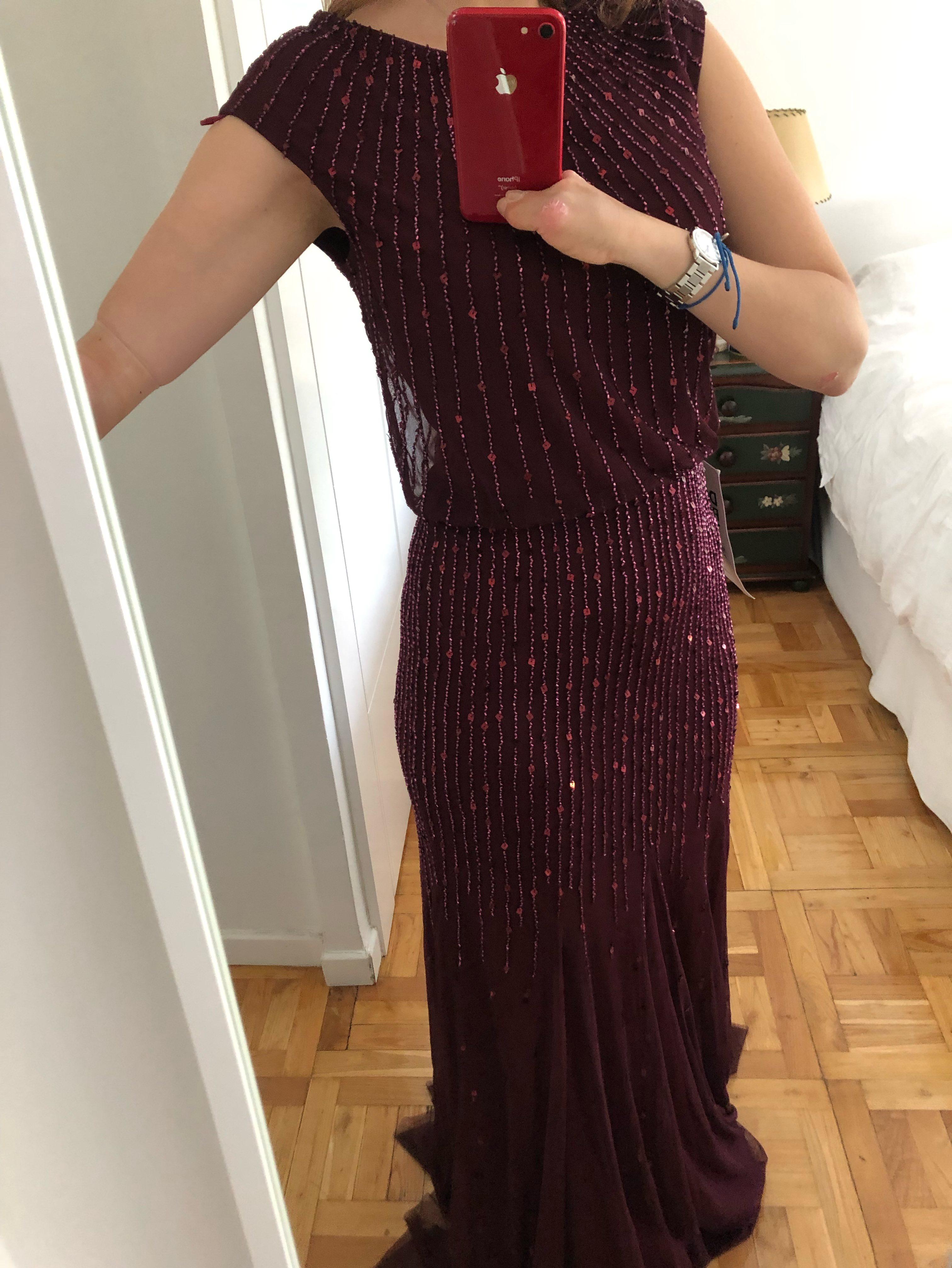 vestido de noche lace and beads — foto 3 de 4