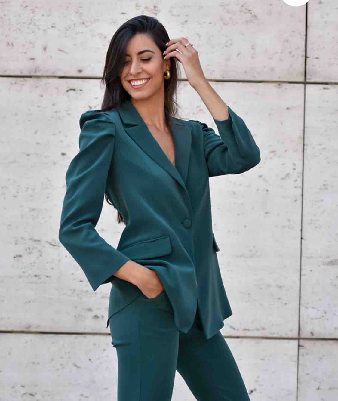 Traje PETUNIA verde Claudia Peris — foto 2 de 5