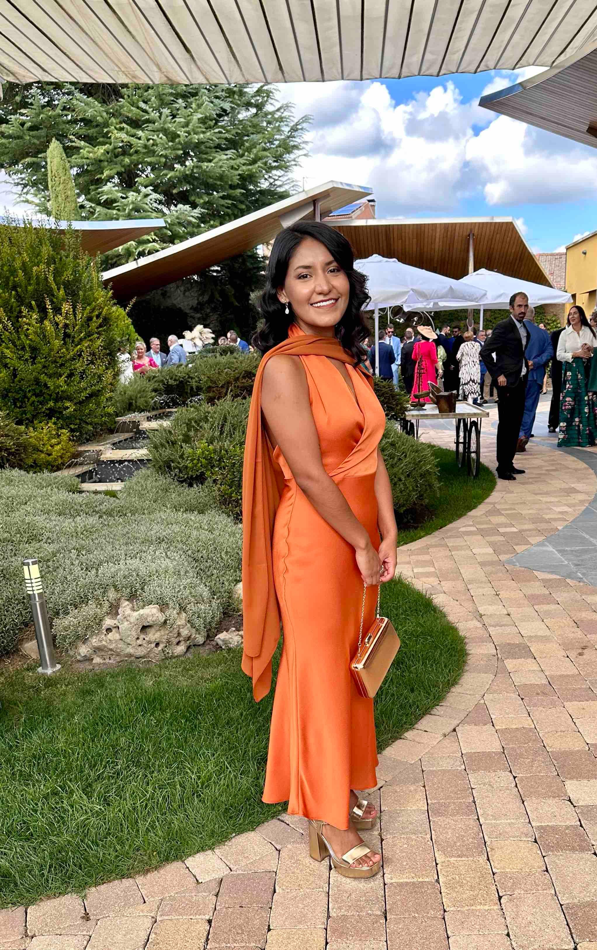Vestido boda o graduaciones naranja caldera Lady Pipa — foto 1 de 3