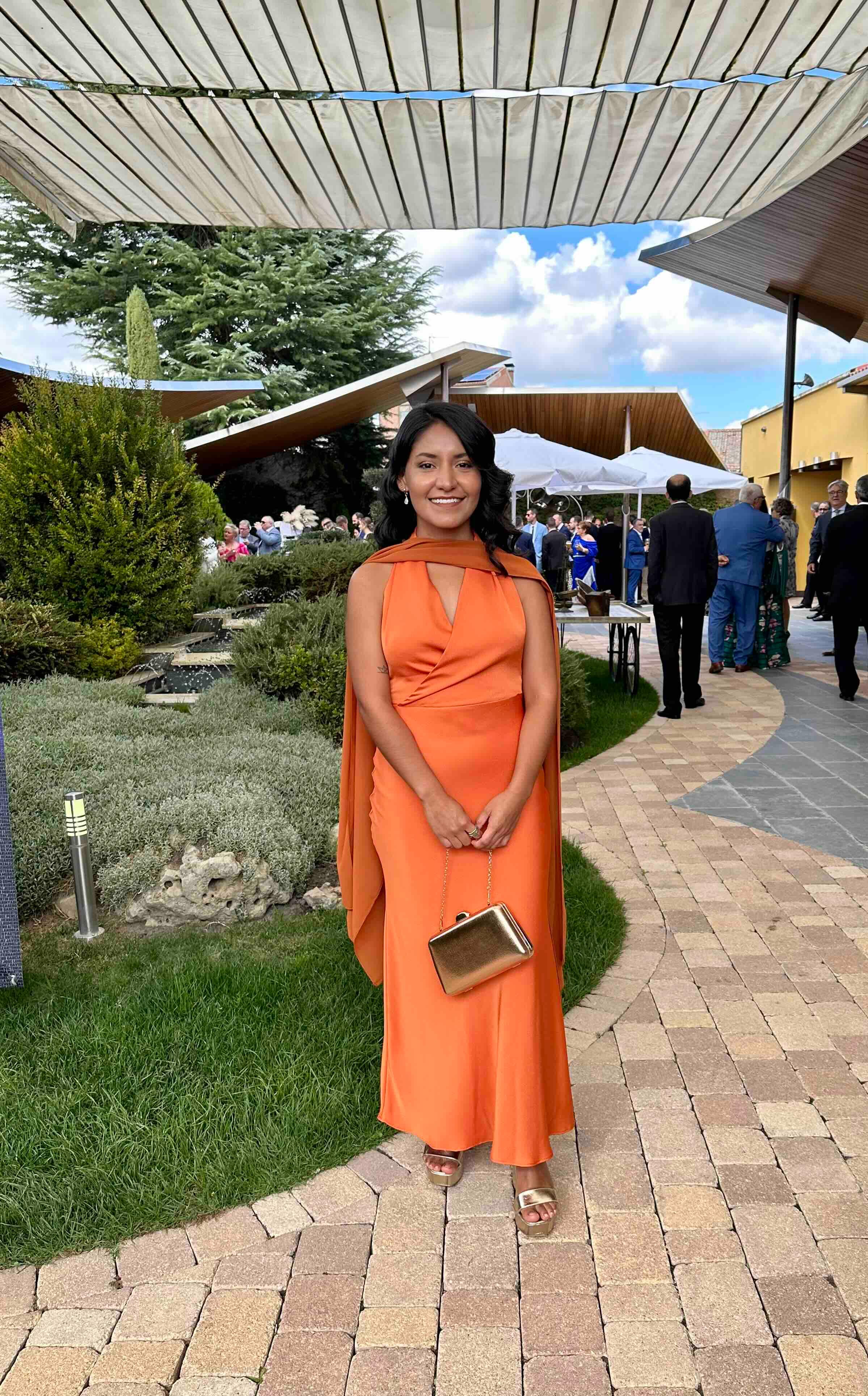 Vestido boda o graduaciones naranja caldera Lady Pipa — foto 2 de 3