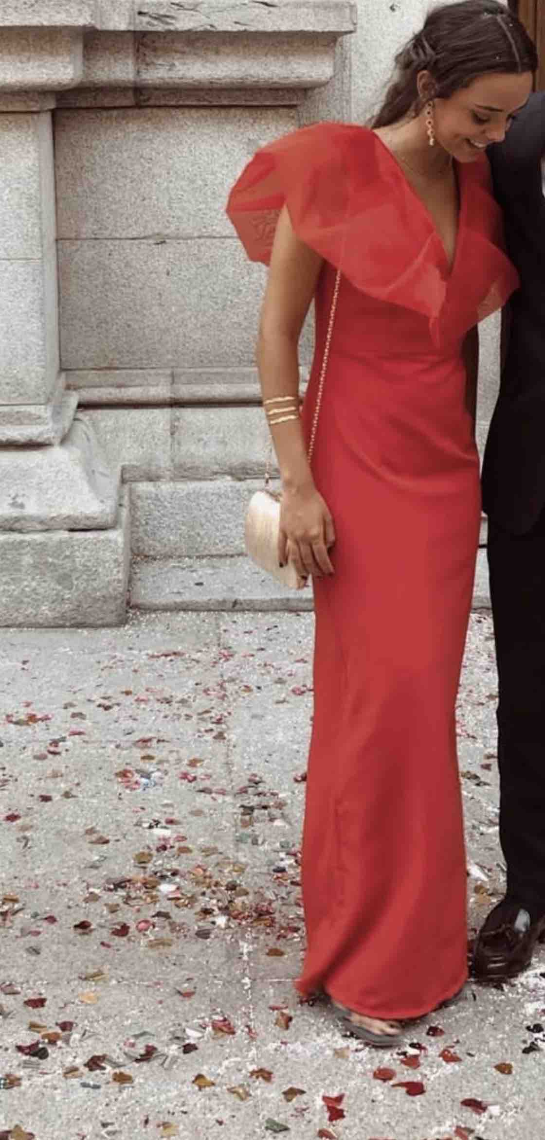 Vestido rojo volante Mariquita Trasquilá — foto 1 de 2