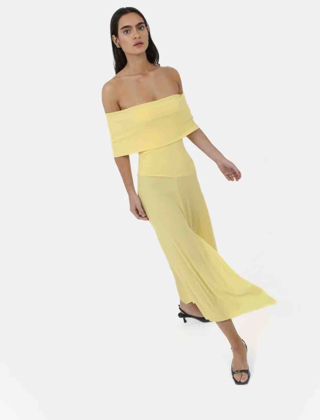 Vestido laagam amarillo — foto 2 de 3