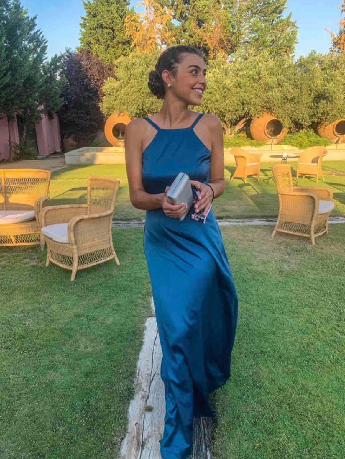 Vestido halter azul The are — foto 1 de 2