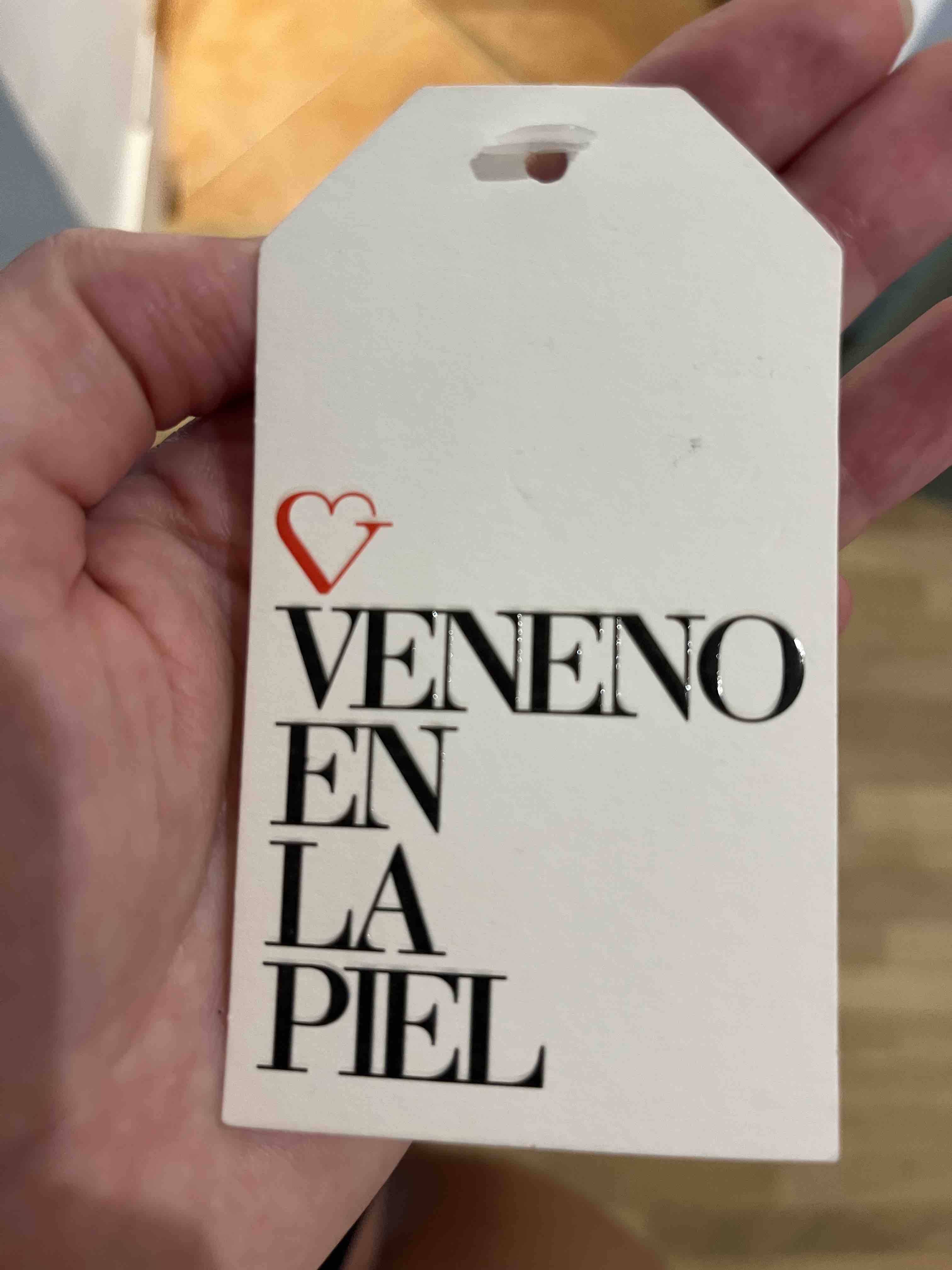 Vestido largo con brillos azul oscuro Veneno en la piel — foto 4 de 4