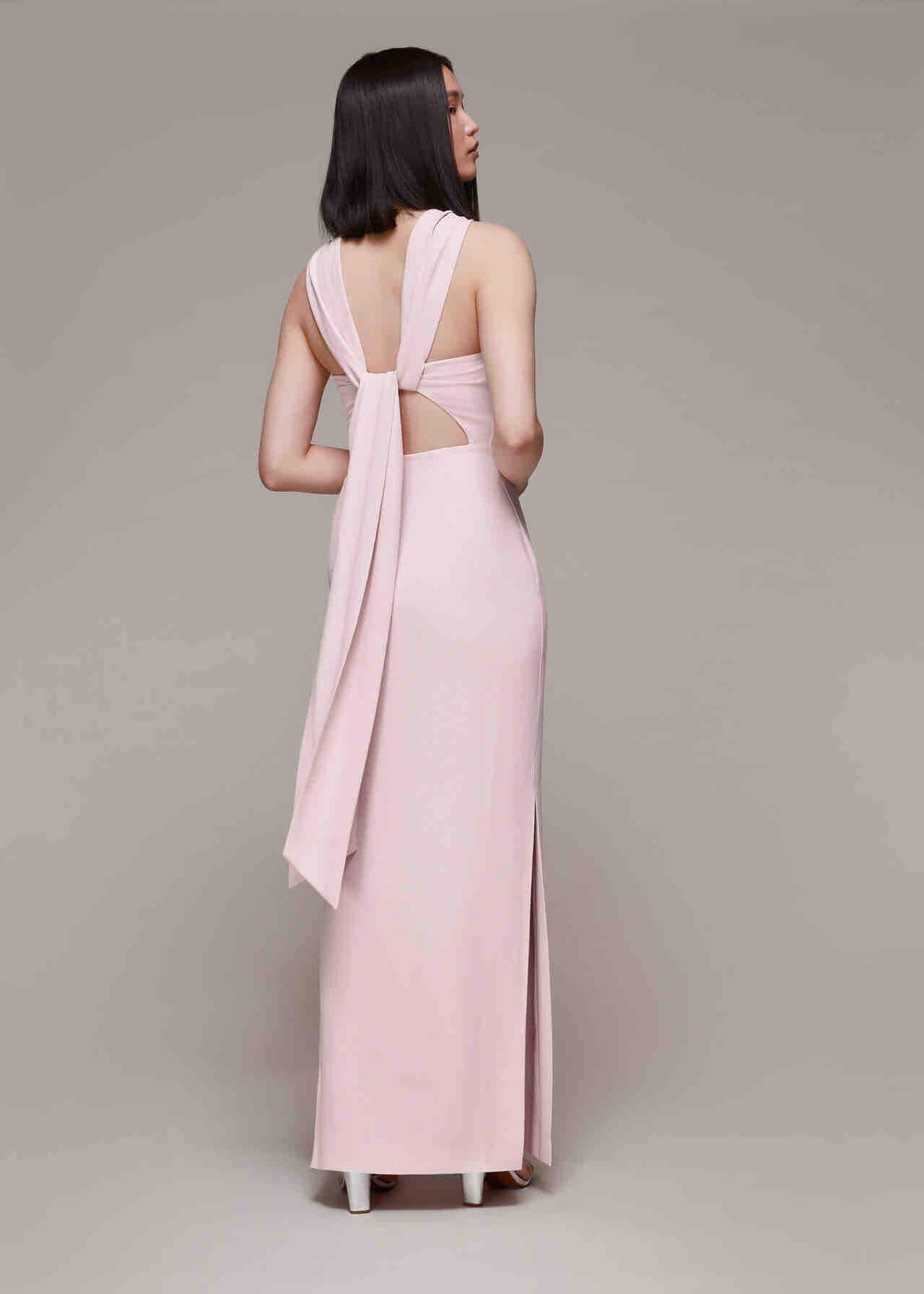 TIE BACK MAXI DRESS Whistles — foto 2 de 6