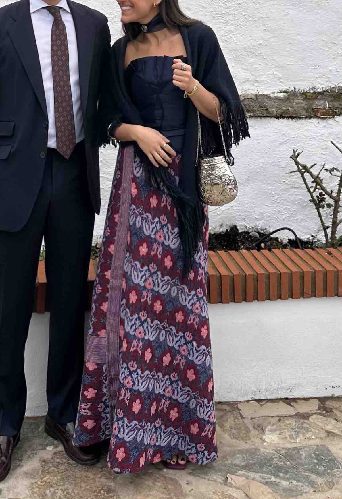 Falda vintage tela tapiz — foto 1 de 3