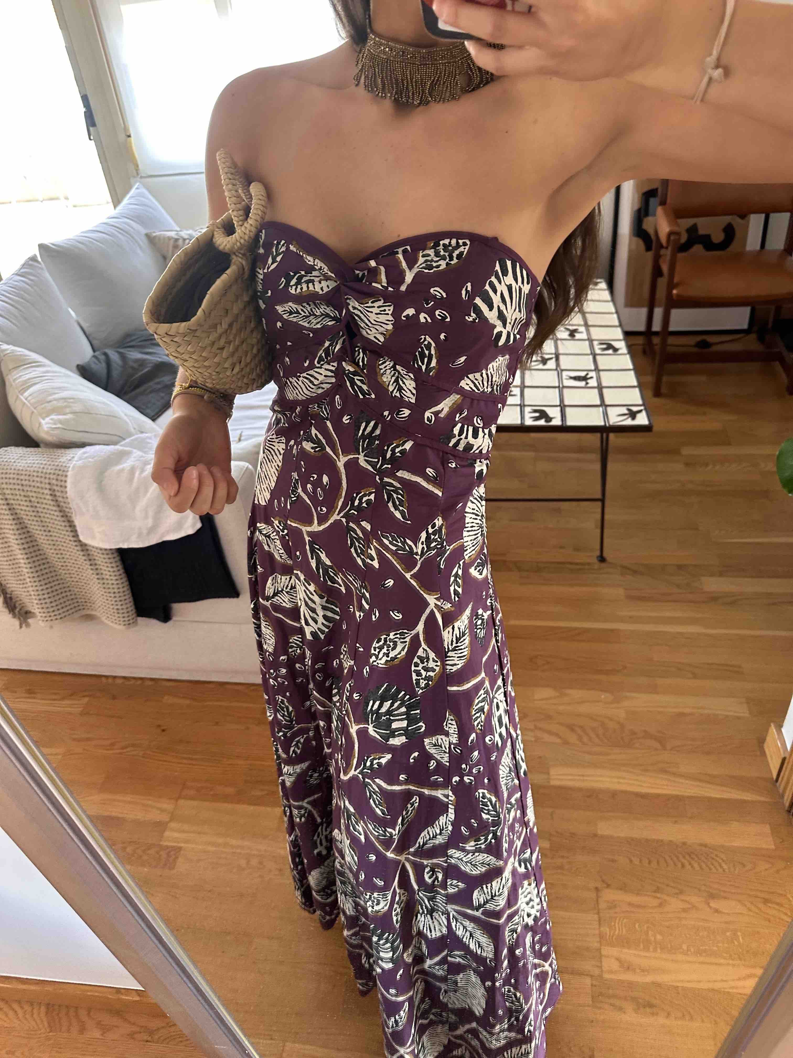 Vestido de invitada morado Tintoretto — foto 1 de 3