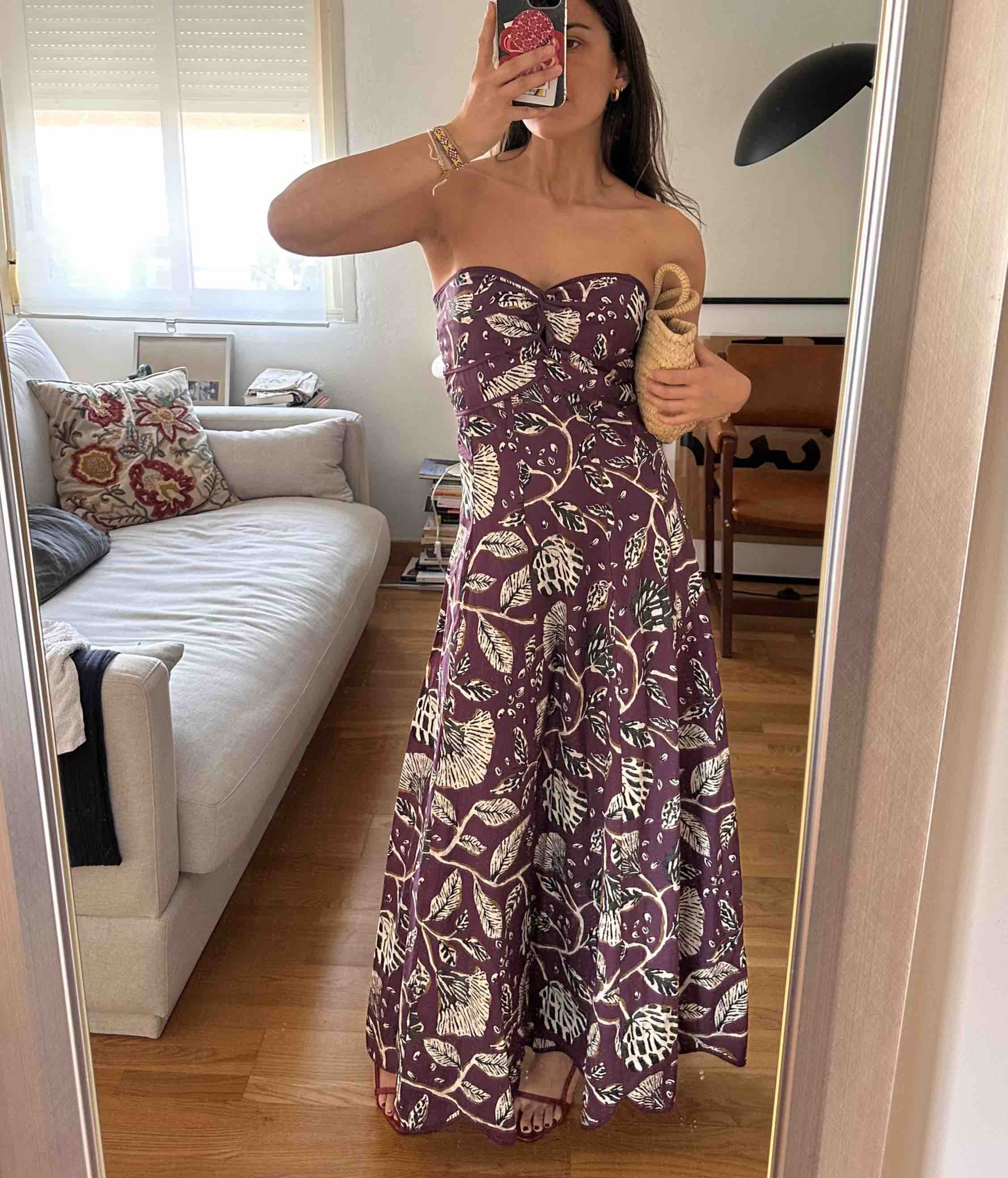 Vestido de invitada morado Tintoretto — foto 3 de 3