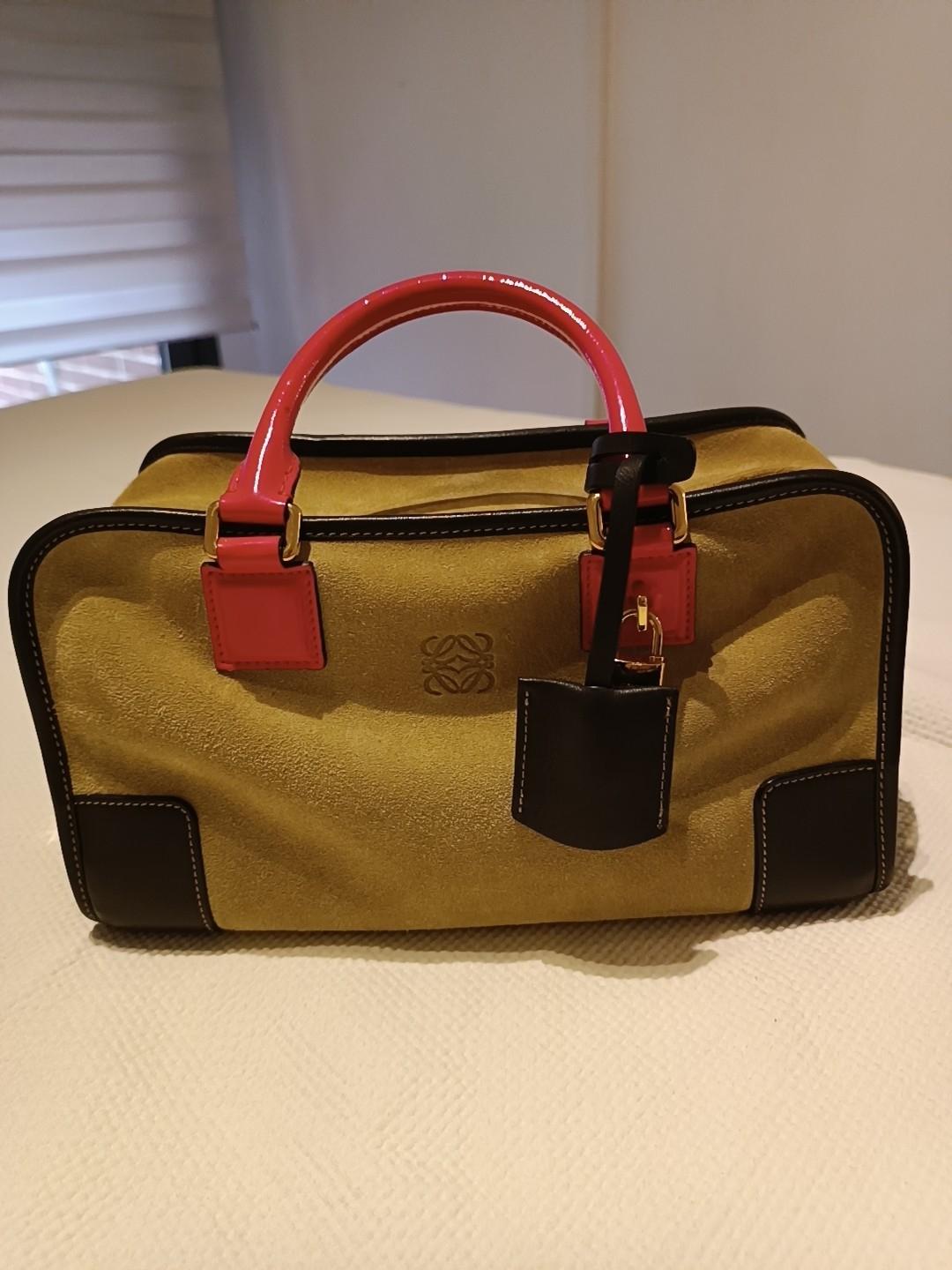 bolso amazona 28. asas e interior rosa flúor. loewe — foto 1 de 6