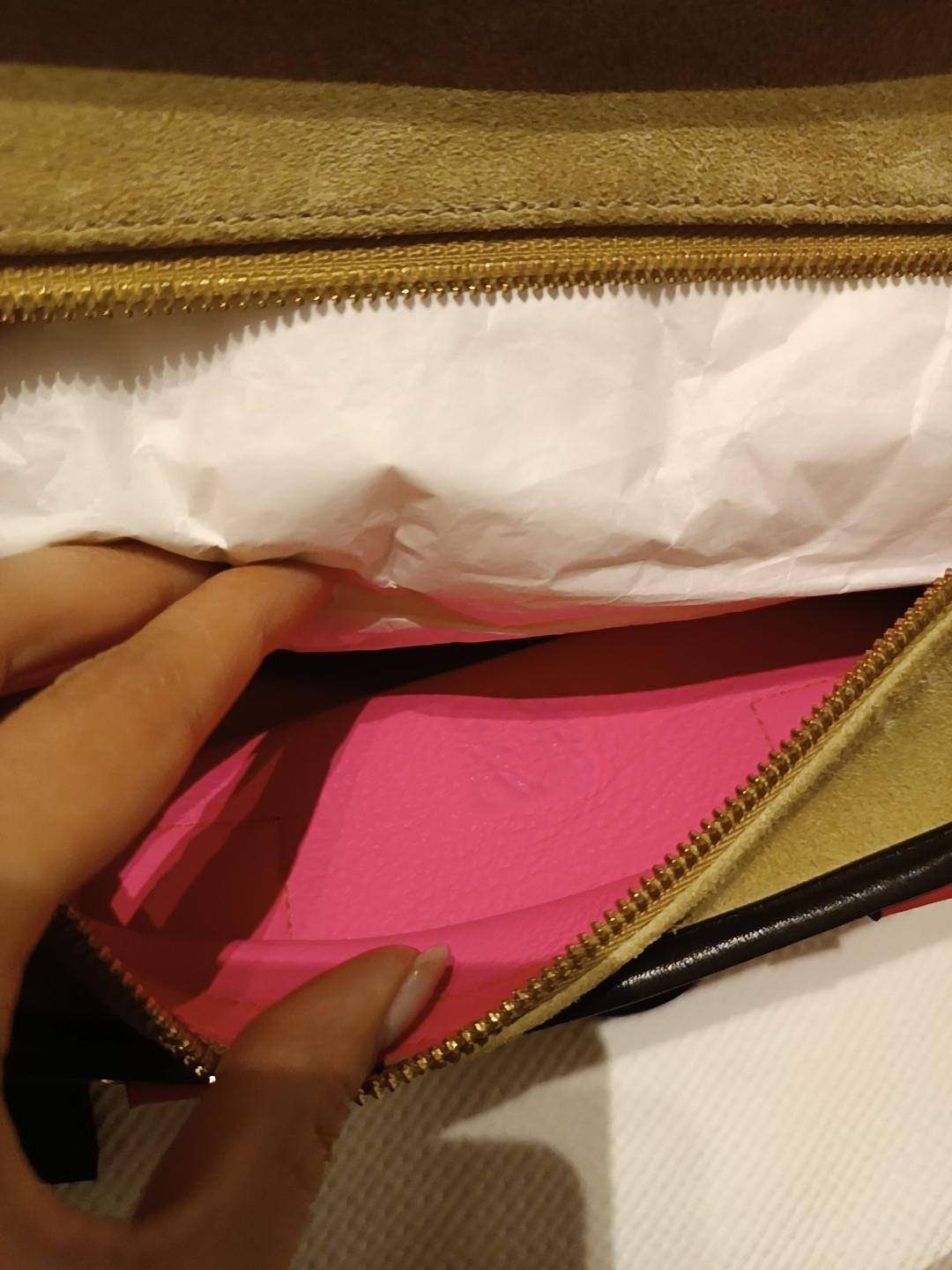 bolso amazona 28. asas e interior rosa flúor. loewe — foto 6 de 6