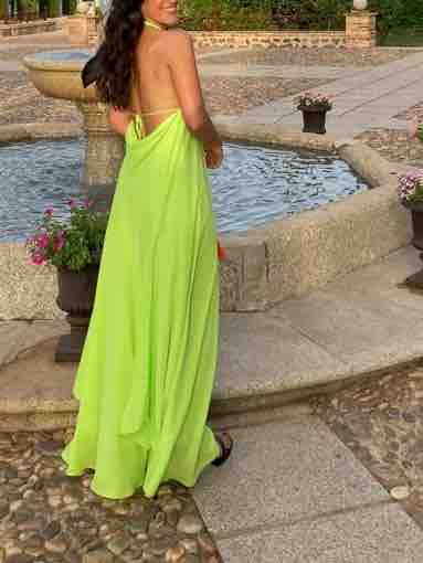 Vestido gasa largo Matilde Cano — foto 2 de 5