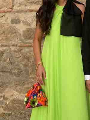 Vestido gasa largo Matilde Cano — foto 3 de 5