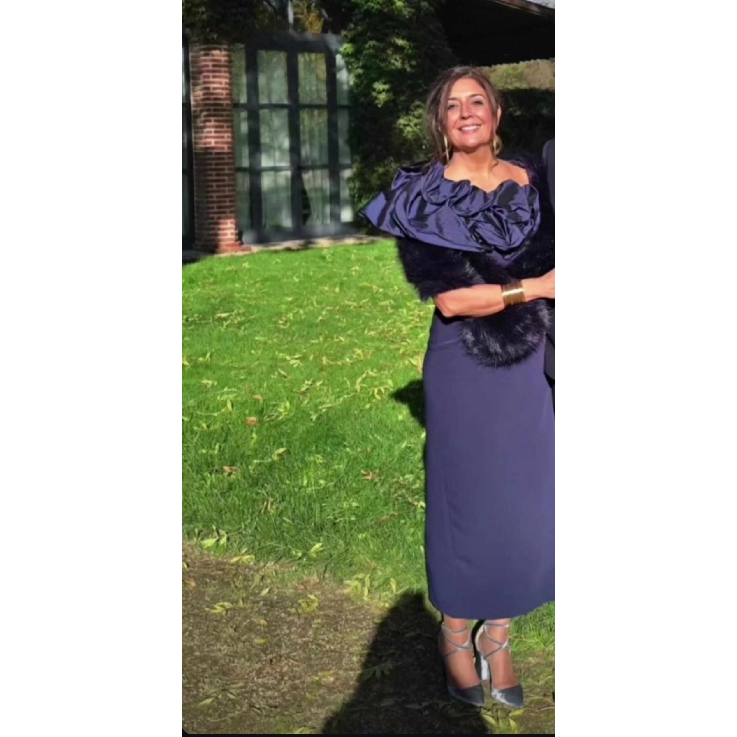 Vestido azul marino Mannit — foto 2 de 2