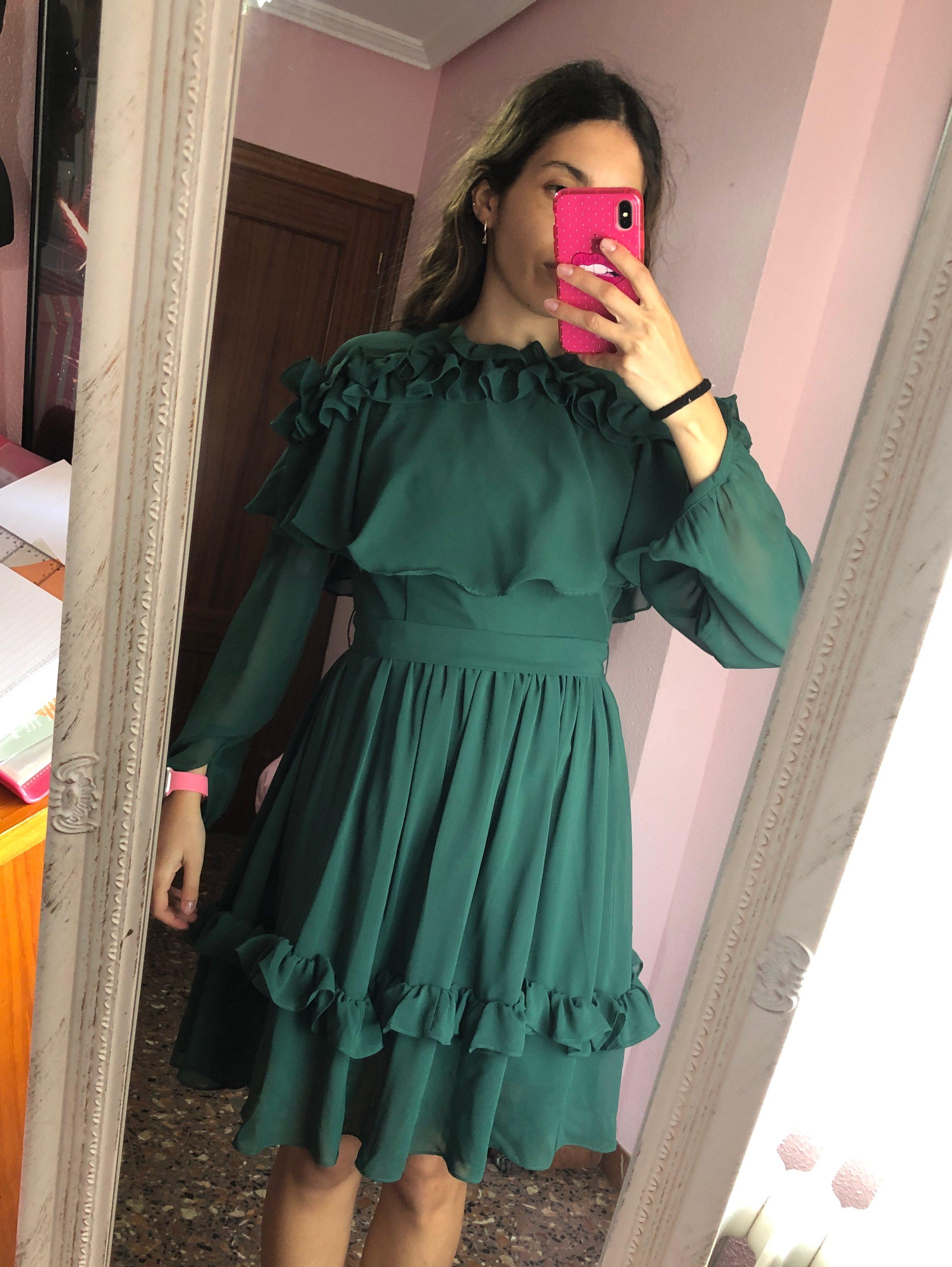 Vestido verde JJS HOUSE — foto 1 de 4