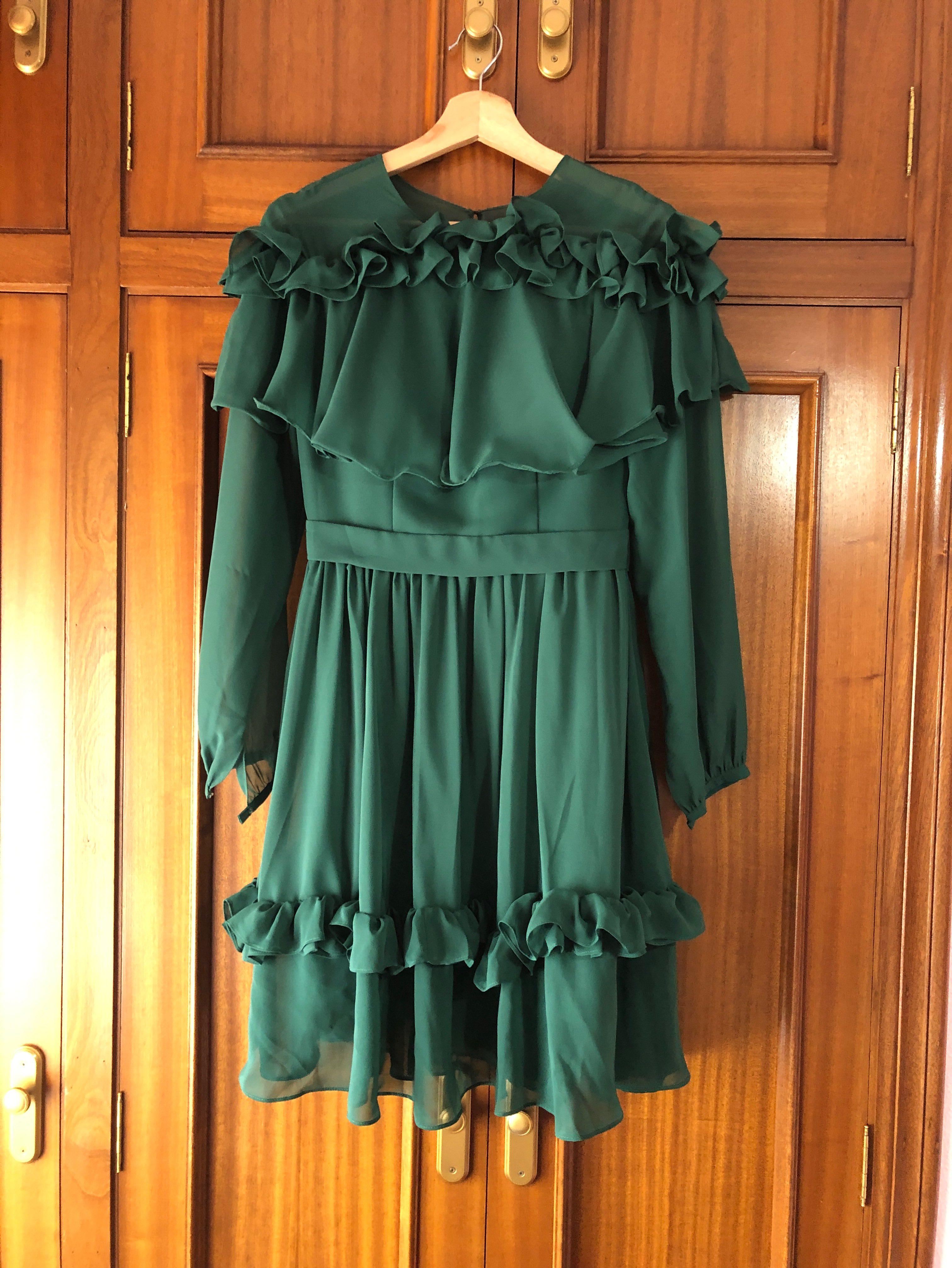 Vestido verde JJS HOUSE — foto 2 de 4