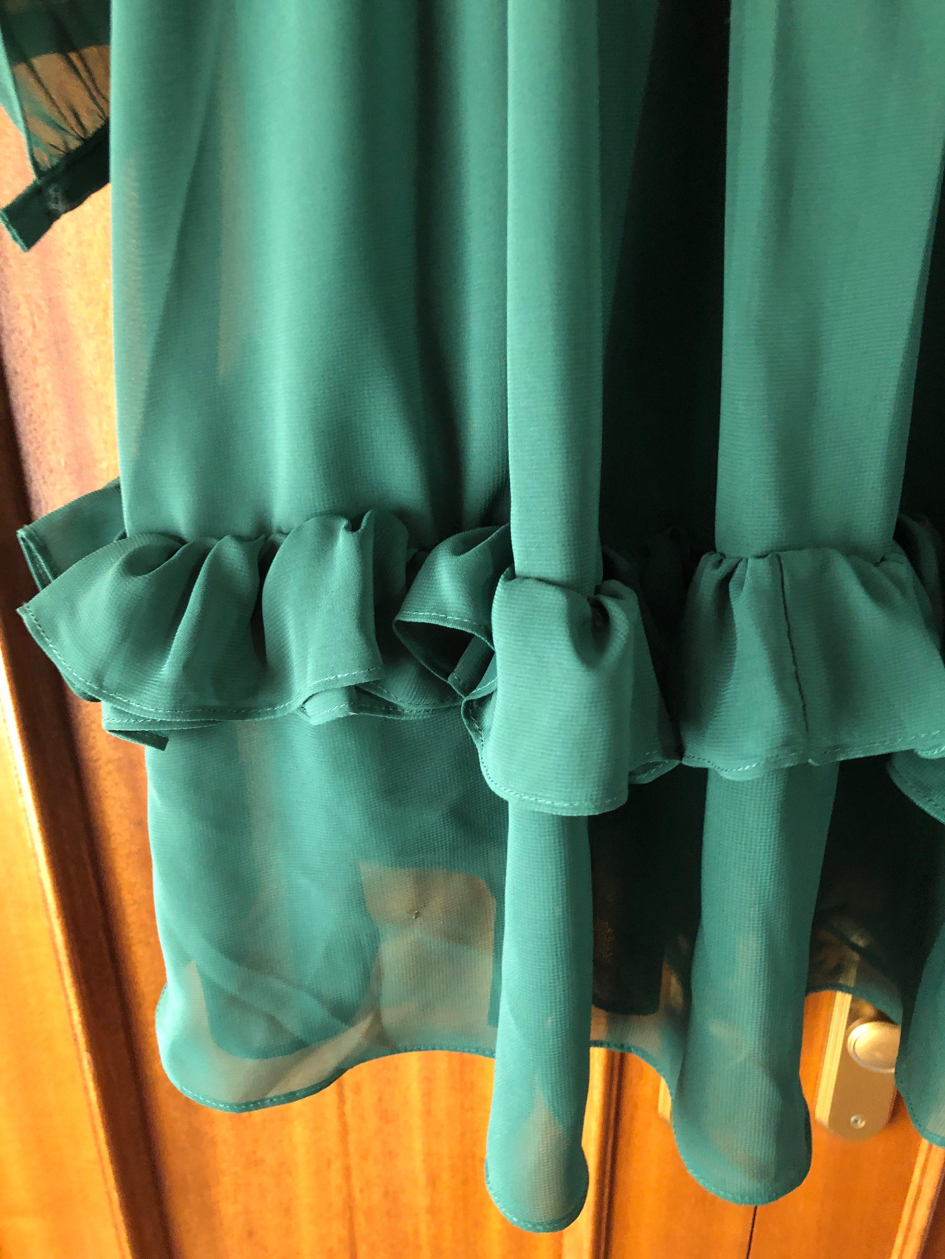 Vestido verde JJS HOUSE — foto 4 de 4