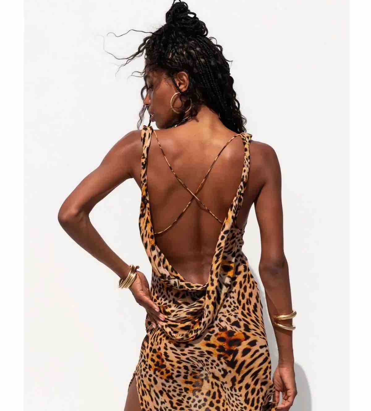 Vestido rat and boa animal print Rat & Boa — foto 2 de 4
