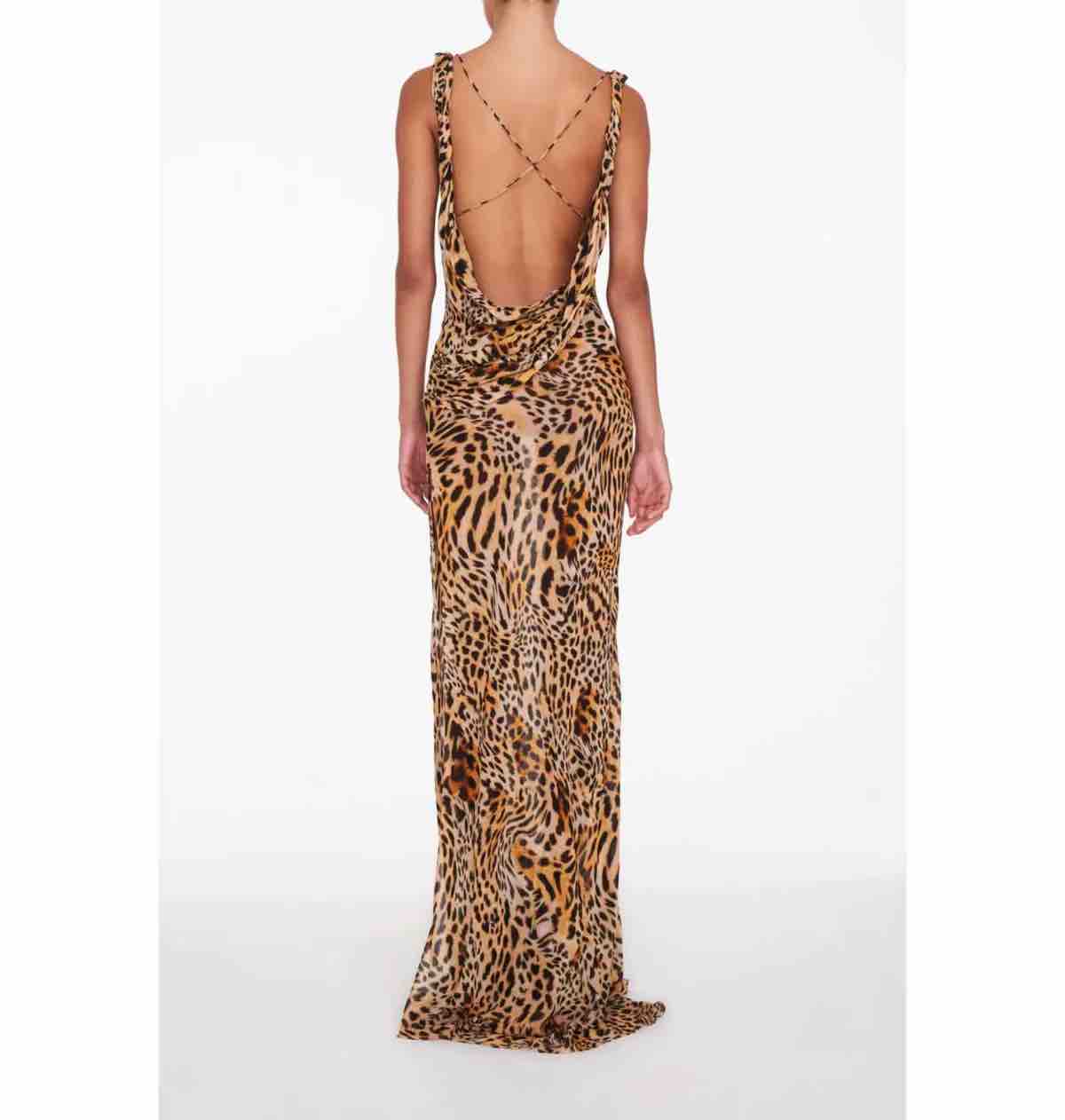 Vestido rat and boa animal print Rat & Boa — foto 3 de 4