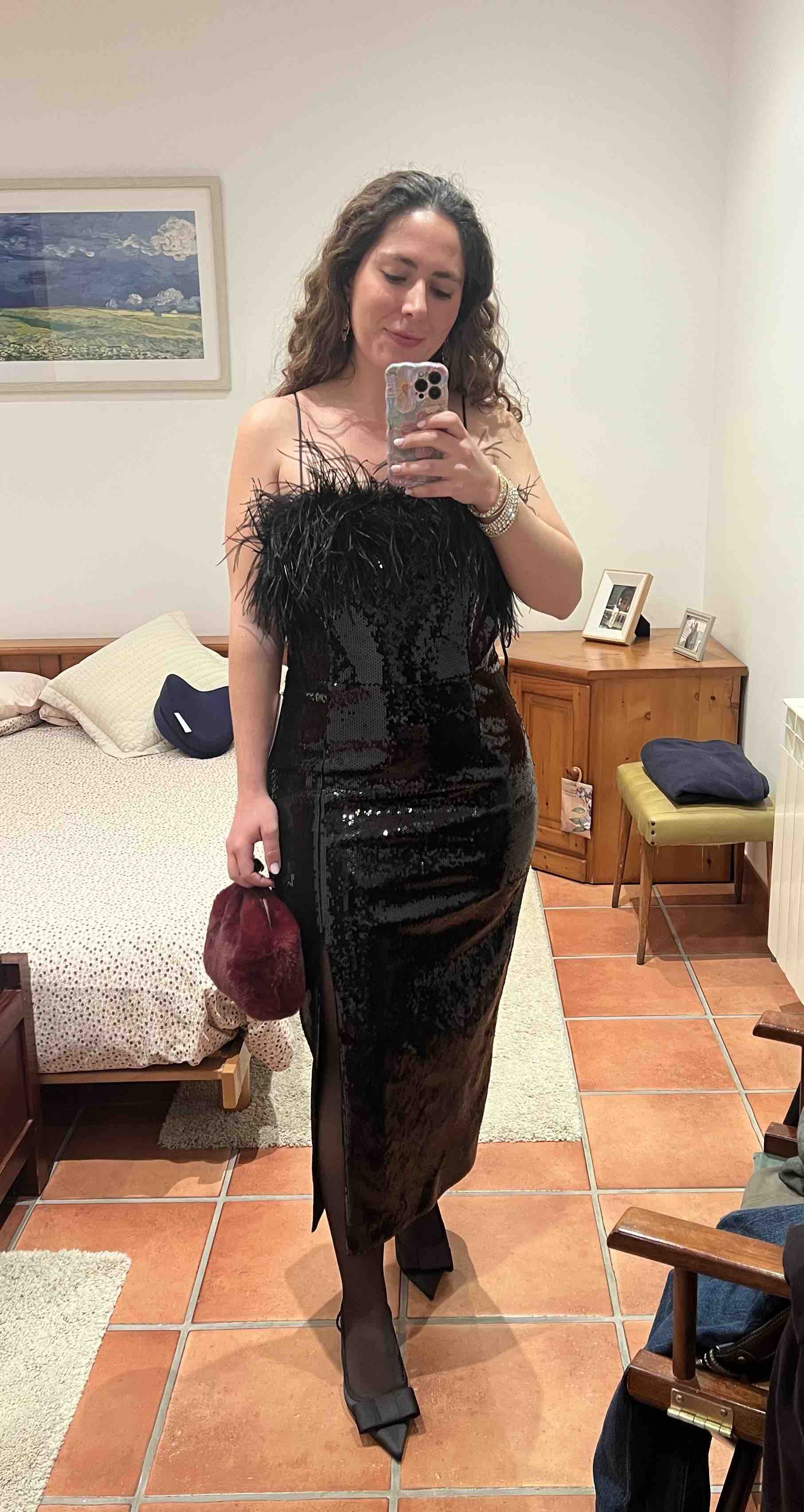 Vestido lentejuelas Rebeca Vallence — foto 1 de 2