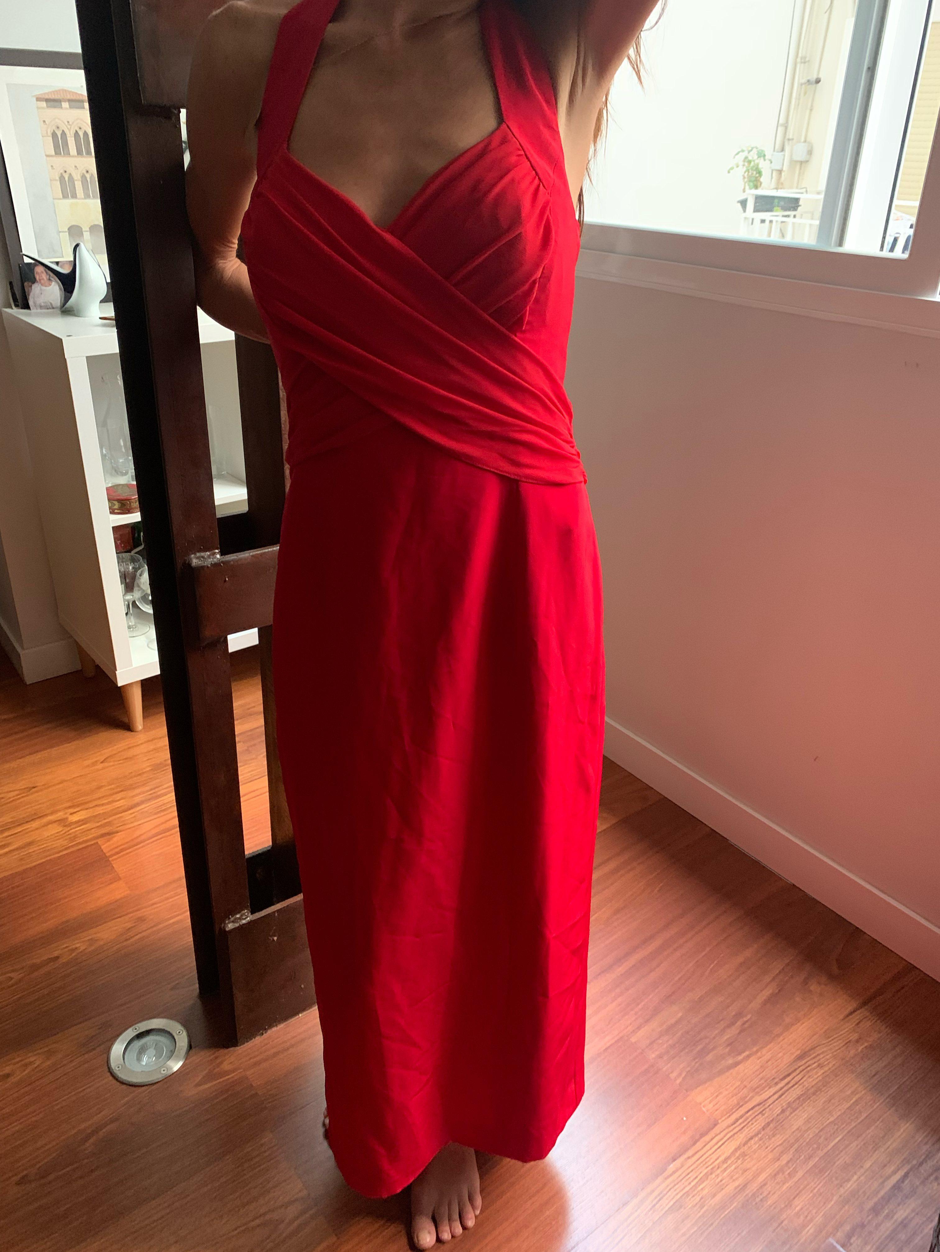 Vestido rojo de fiesta Isabel Melendres Isabel Meléndez — foto 1 de 5