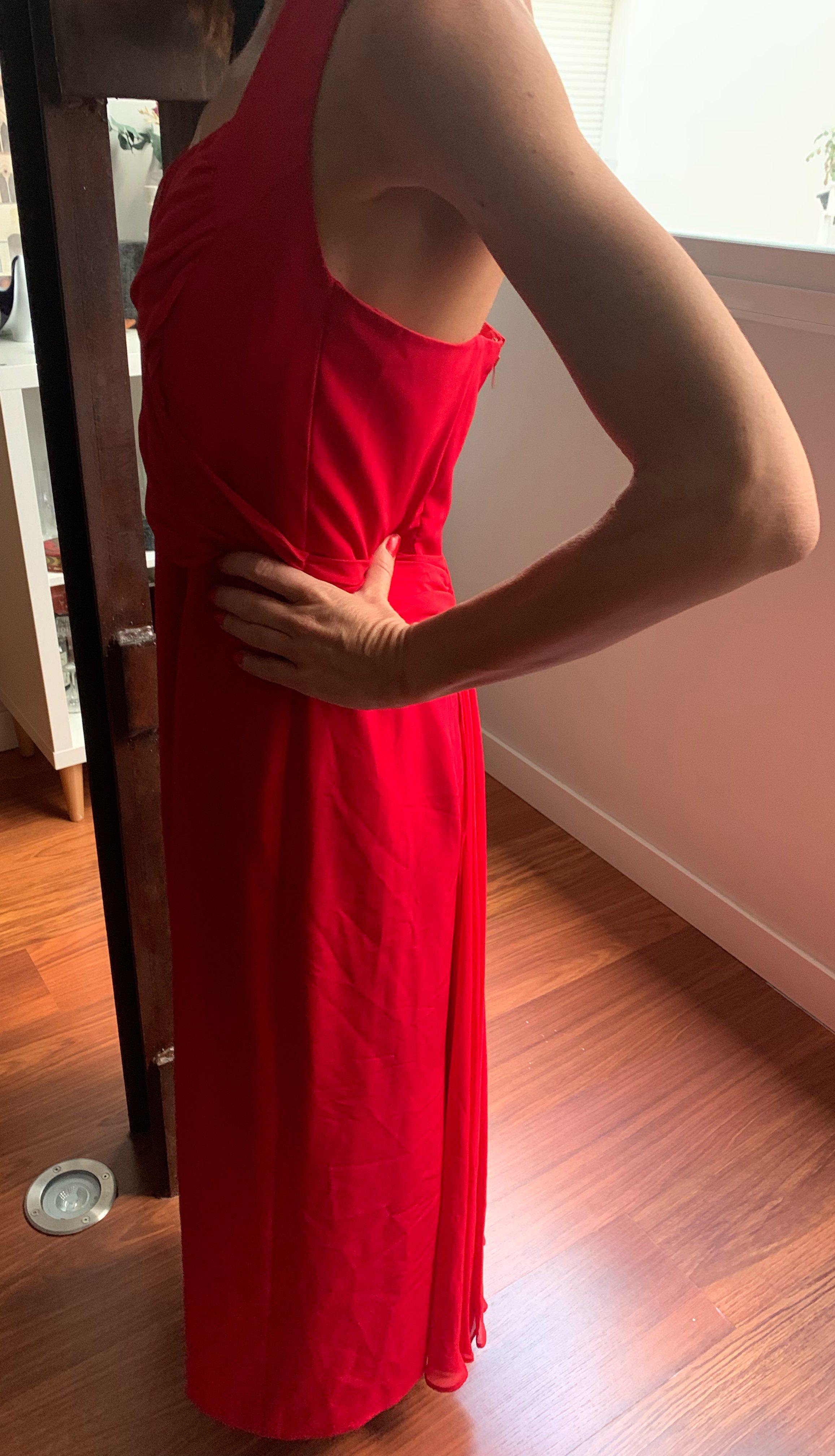 Vestido rojo de fiesta Isabel Melendres Isabel Meléndez — foto 3 de 5