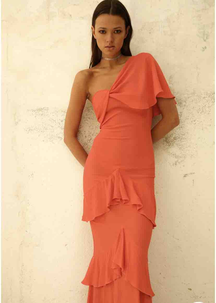 vestido dew and corch coral Dew & Corch — foto 2 de 5