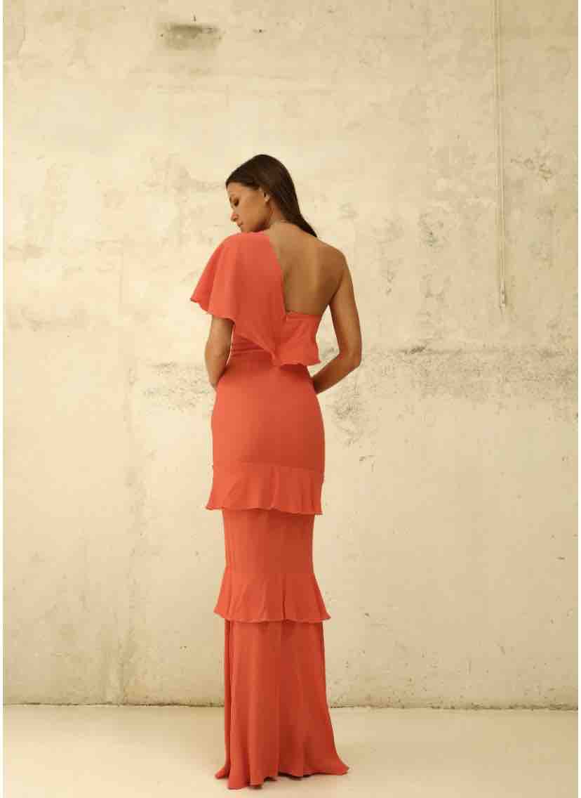 vestido dew and corch coral Dew & Corch — foto 3 de 5