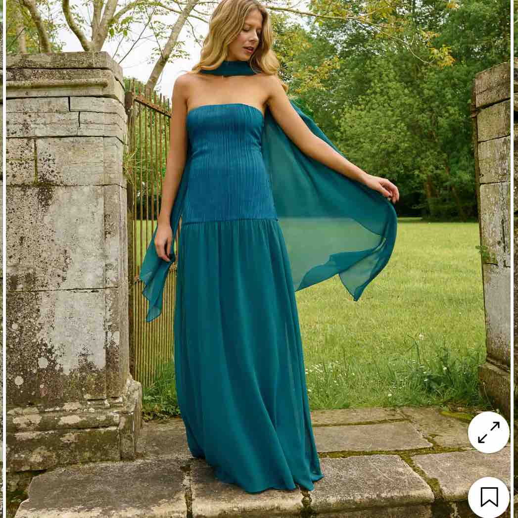Vestido de invitada+chal Lady Pipa — foto 3 de 3