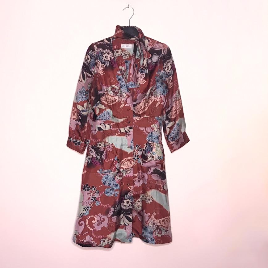 Vestido de seda Alma Aguilar — foto 1 de 4