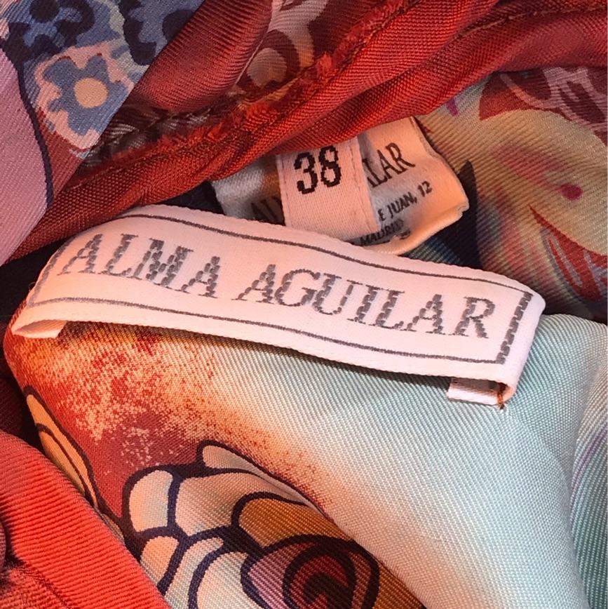 Vestido de seda Alma Aguilar — foto 2 de 4