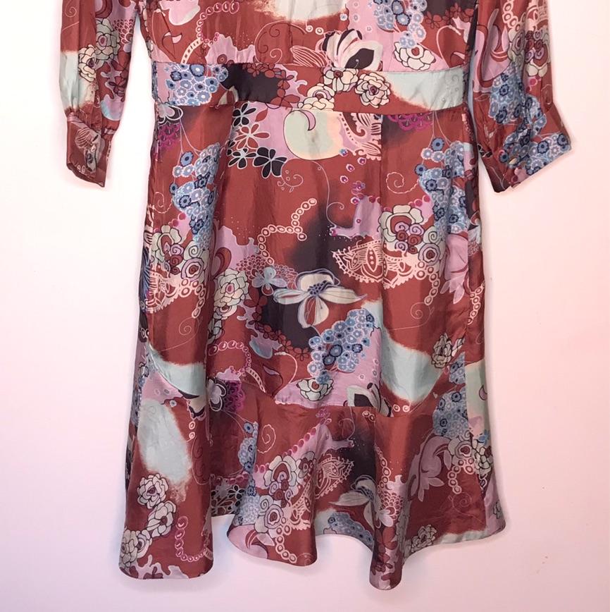 Vestido de seda Alma Aguilar — foto 3 de 4