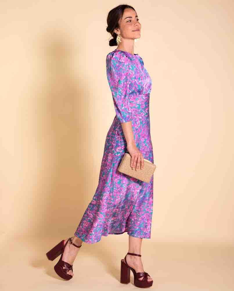 Vestido midi estampado The Are — foto 6 de 6