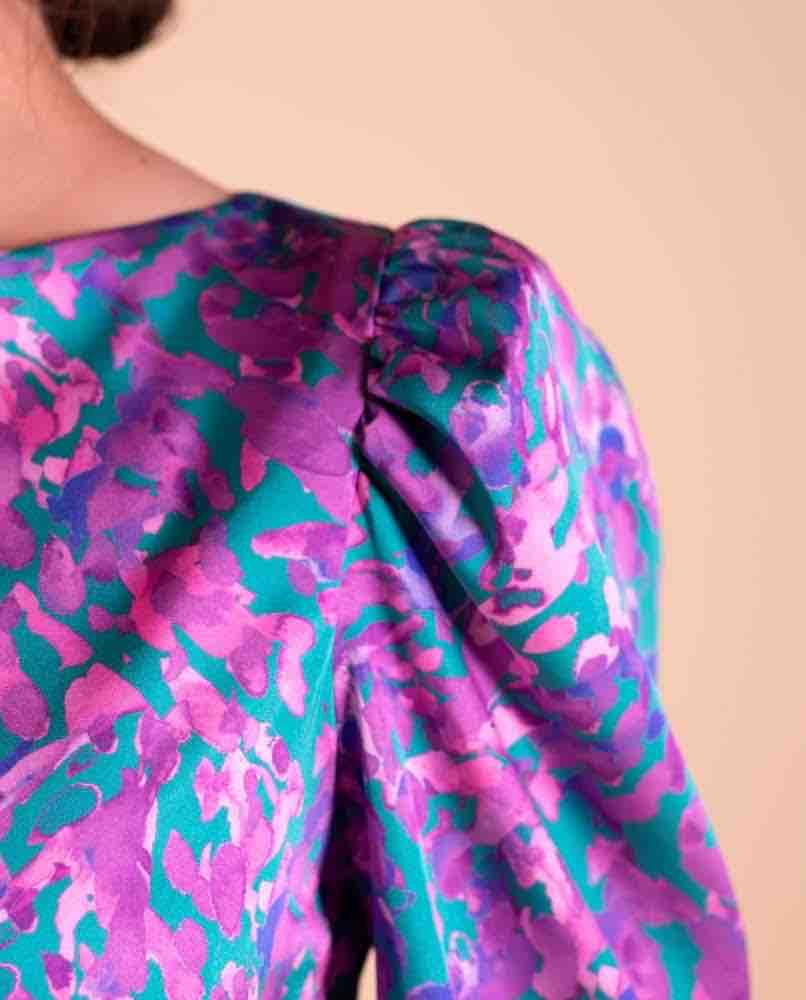 Vestido midi estampado The Are — foto 5 de 6
