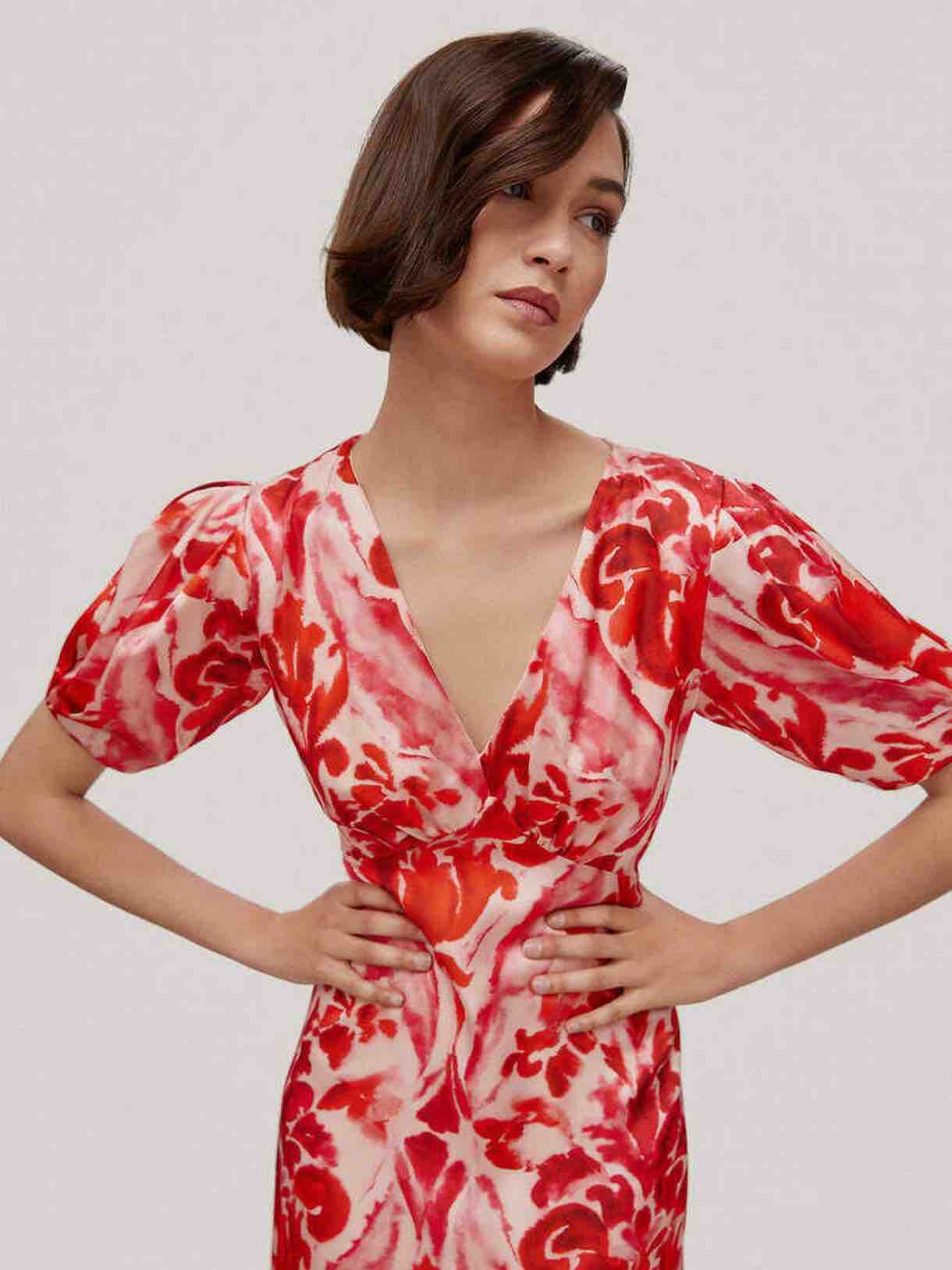 Vestido midi estampado Pedro del Hierro — foto 2 de 6