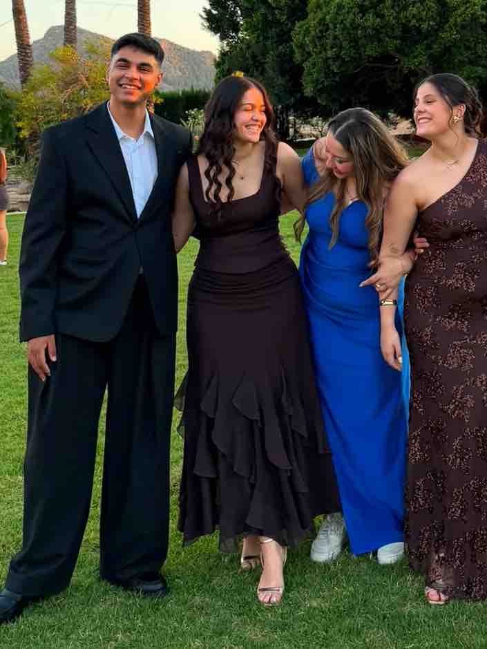 conjunto elegante marron miphai — foto 2 de 4