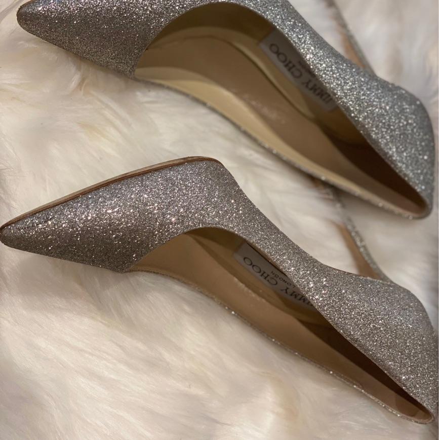 Zapatos de salón dorados Jimmy Choo — foto 4 de 4