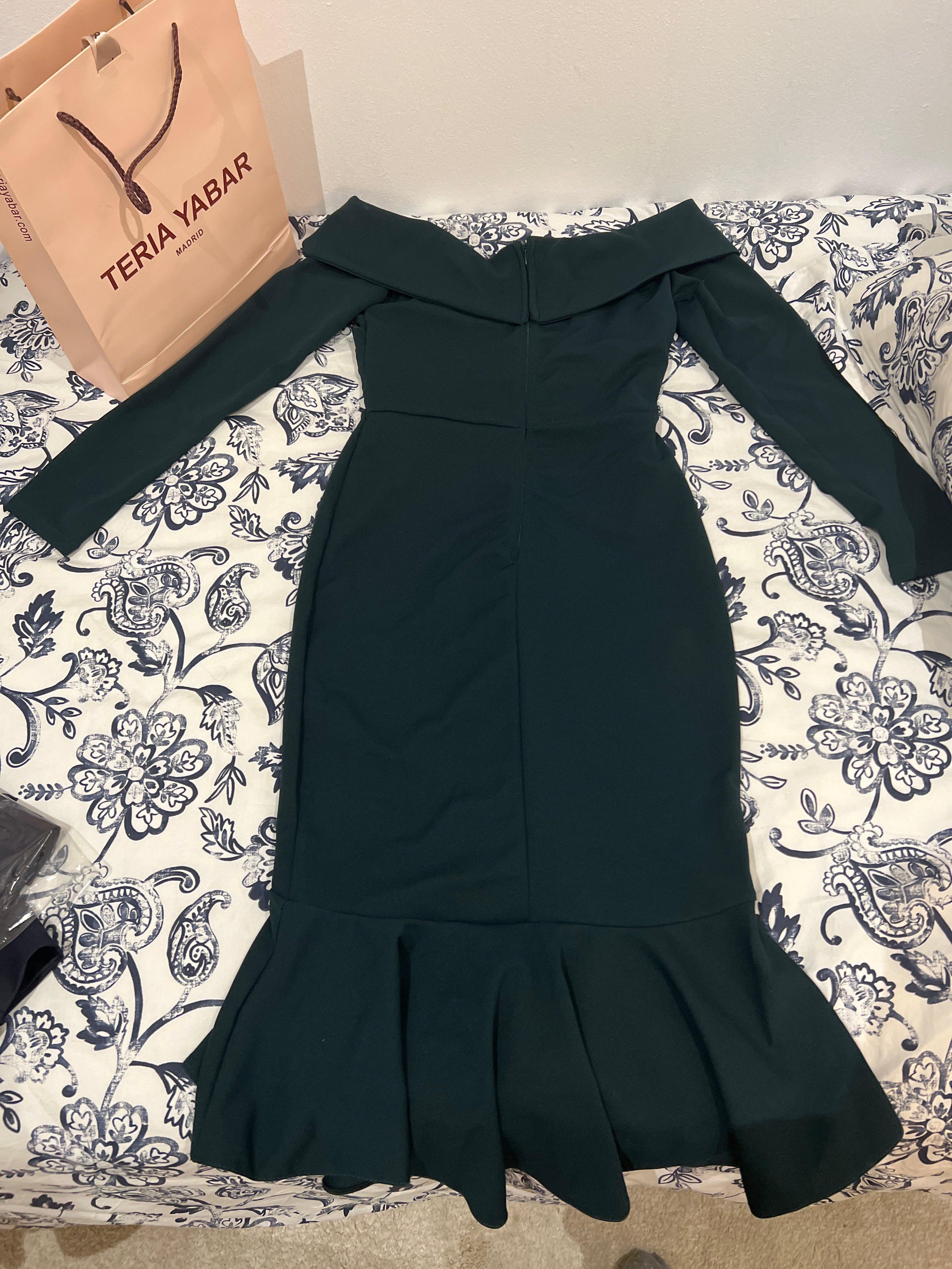 Vestido de invitada escote Bardot Teria Yabar — foto 2 de 2