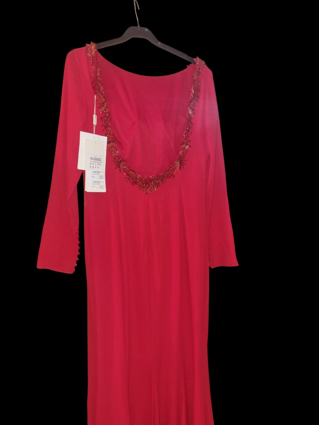 Vestido Rosa Clará rojo, talla XL, en alquiler — foto 2 de 4