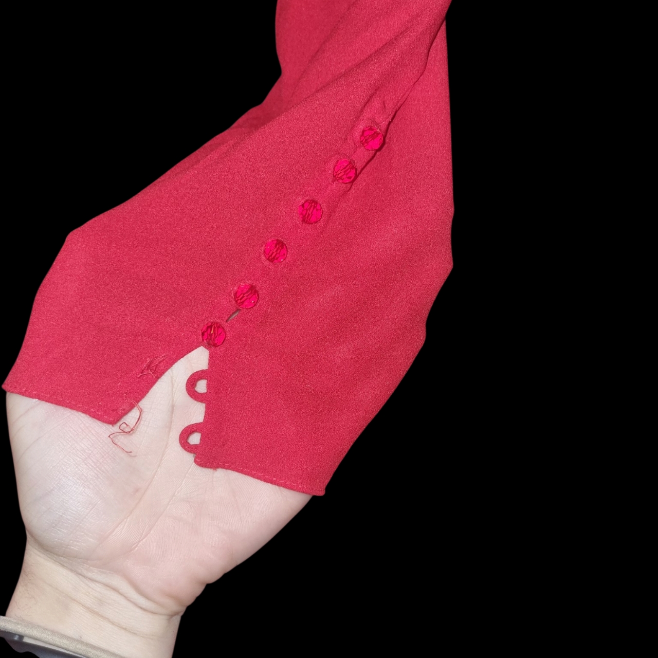 Vestido Rosa Clará rojo, talla XL, en alquiler — foto 3 de 4