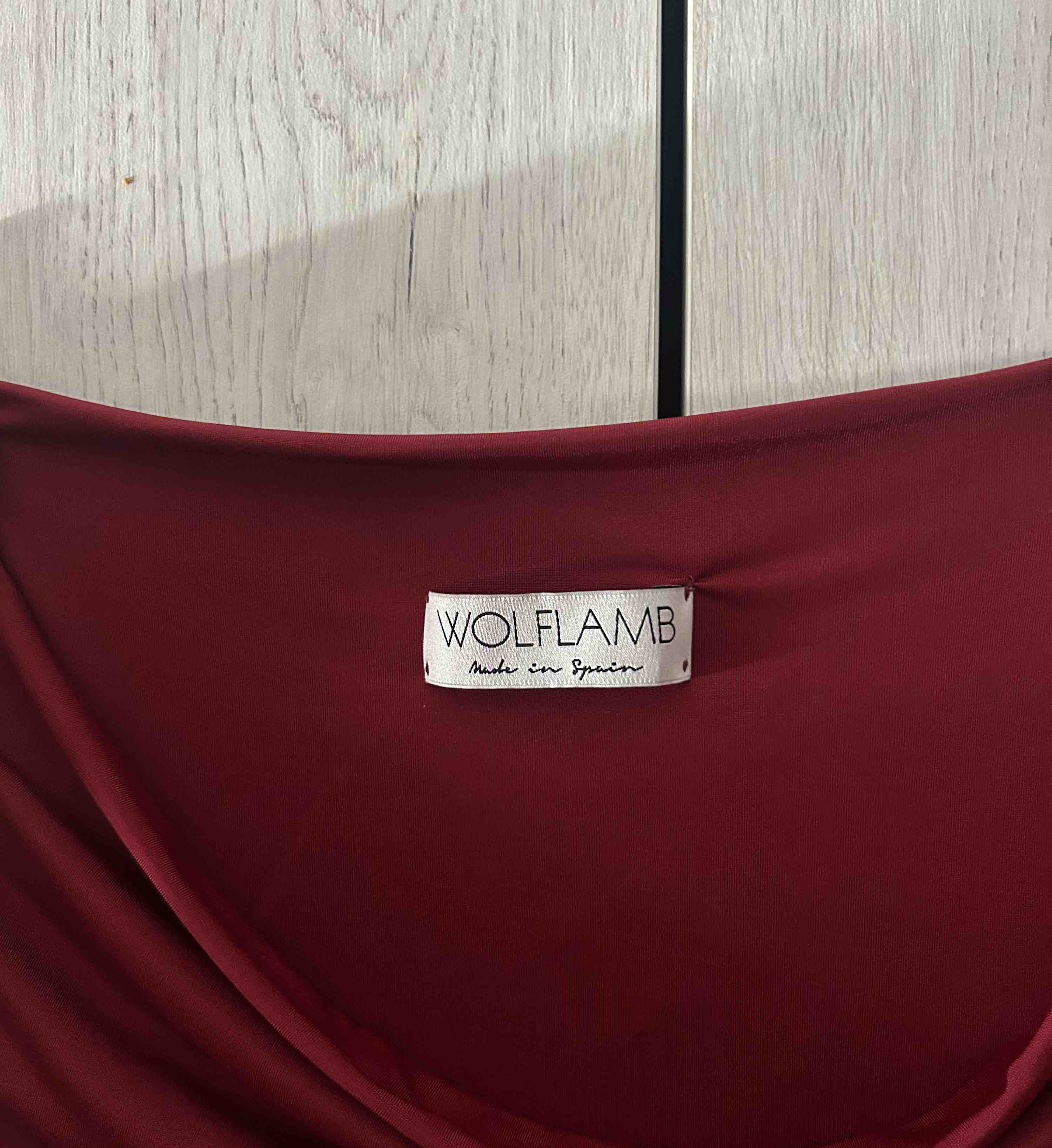 Vestido ajustado granate Wolflamb — foto 4 de 6