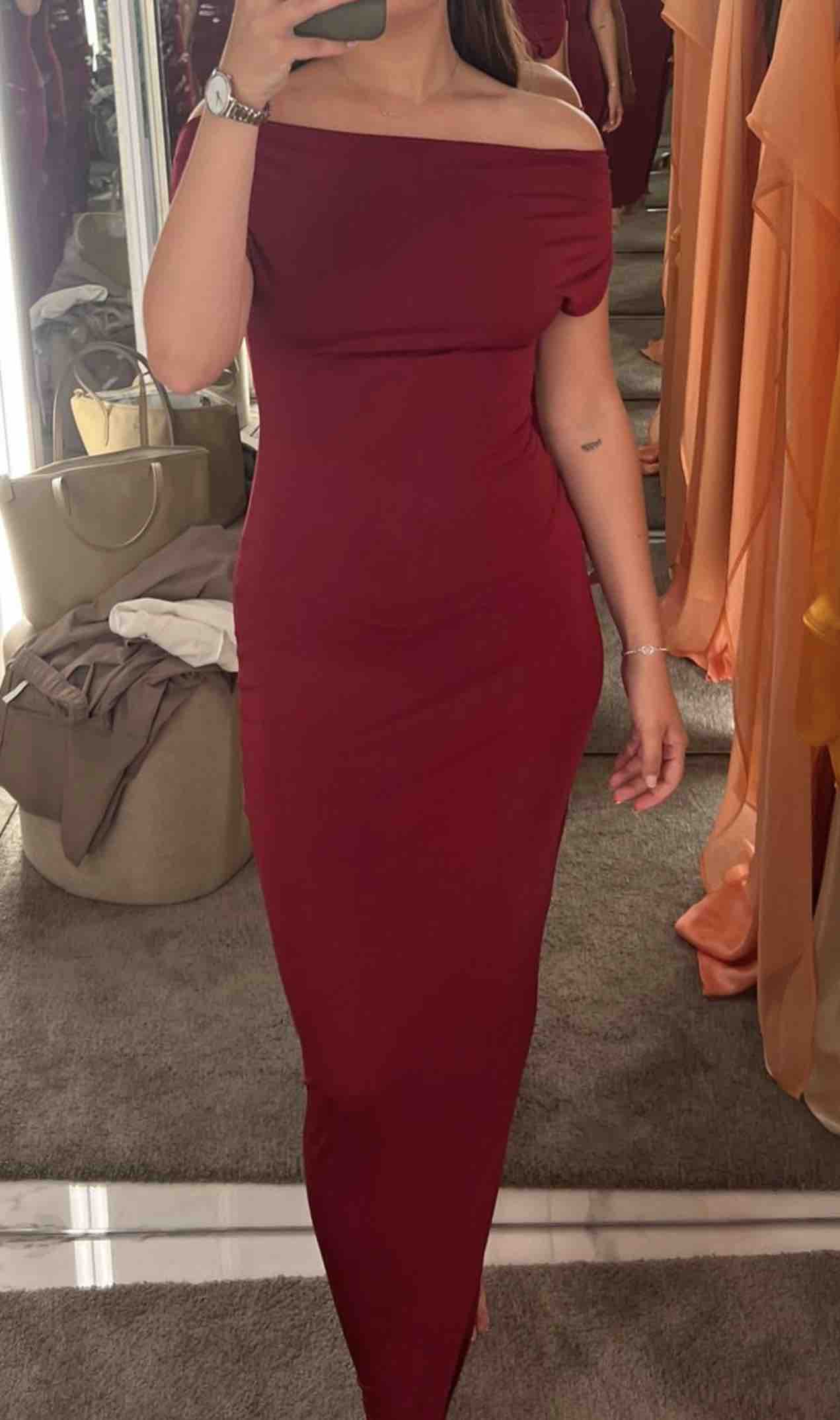 Vestido ajustado granate Wolflamb — foto 6 de 6