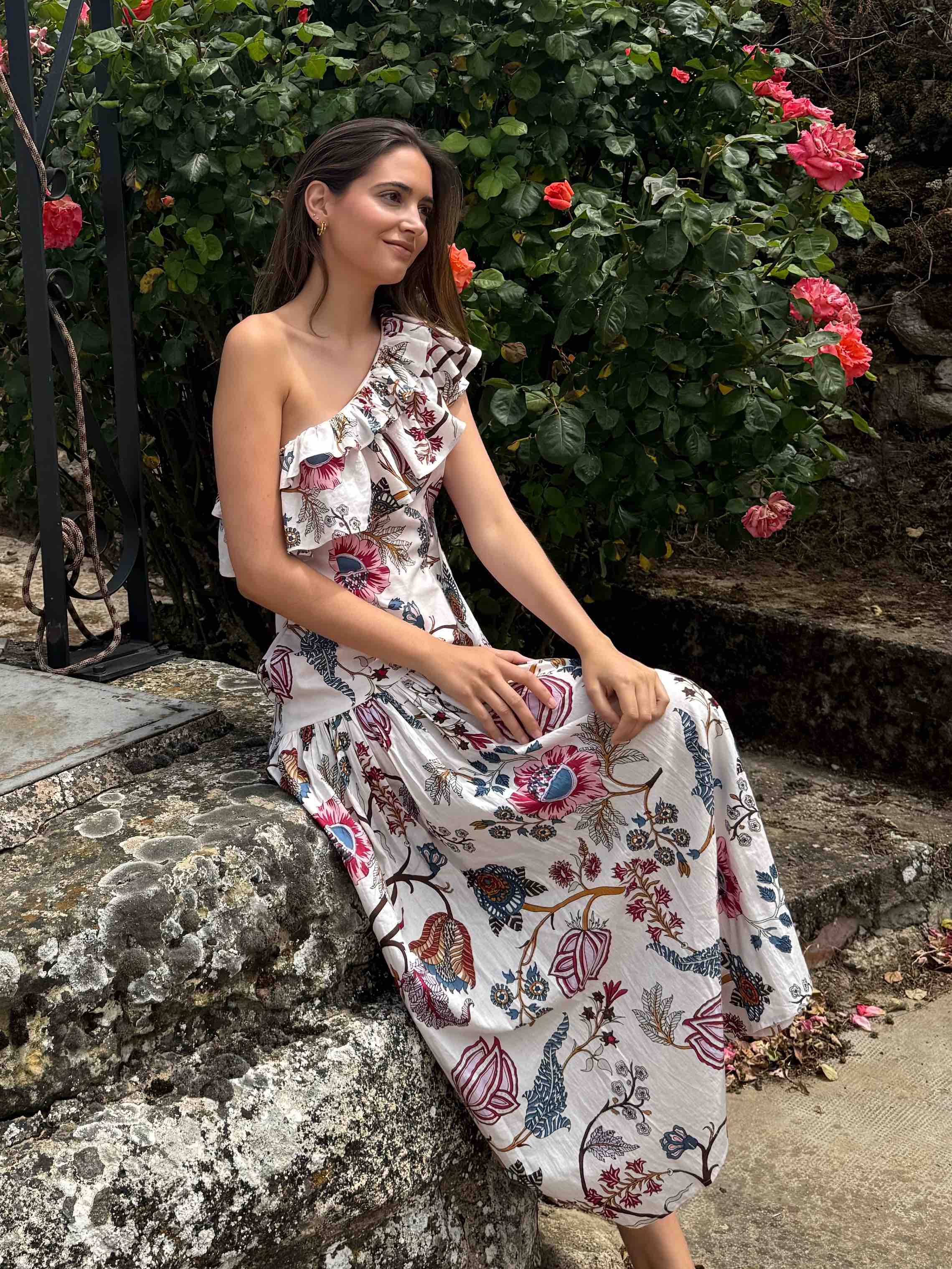 VESTIDO MAYA BLANCO Philippa 1970 — foto 3 de 4