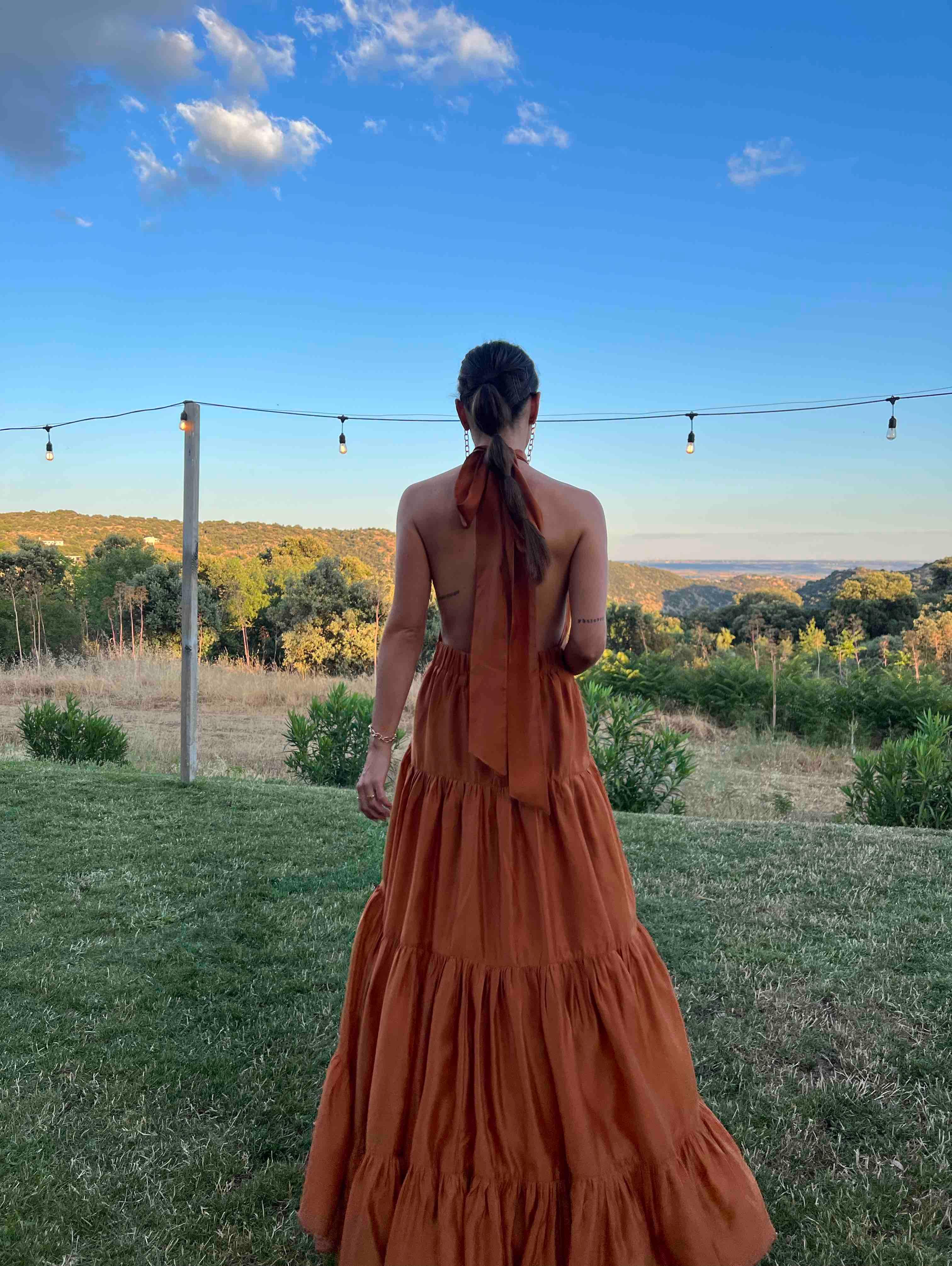 Vestido invitada color teja de ASOS — foto 3 de 3