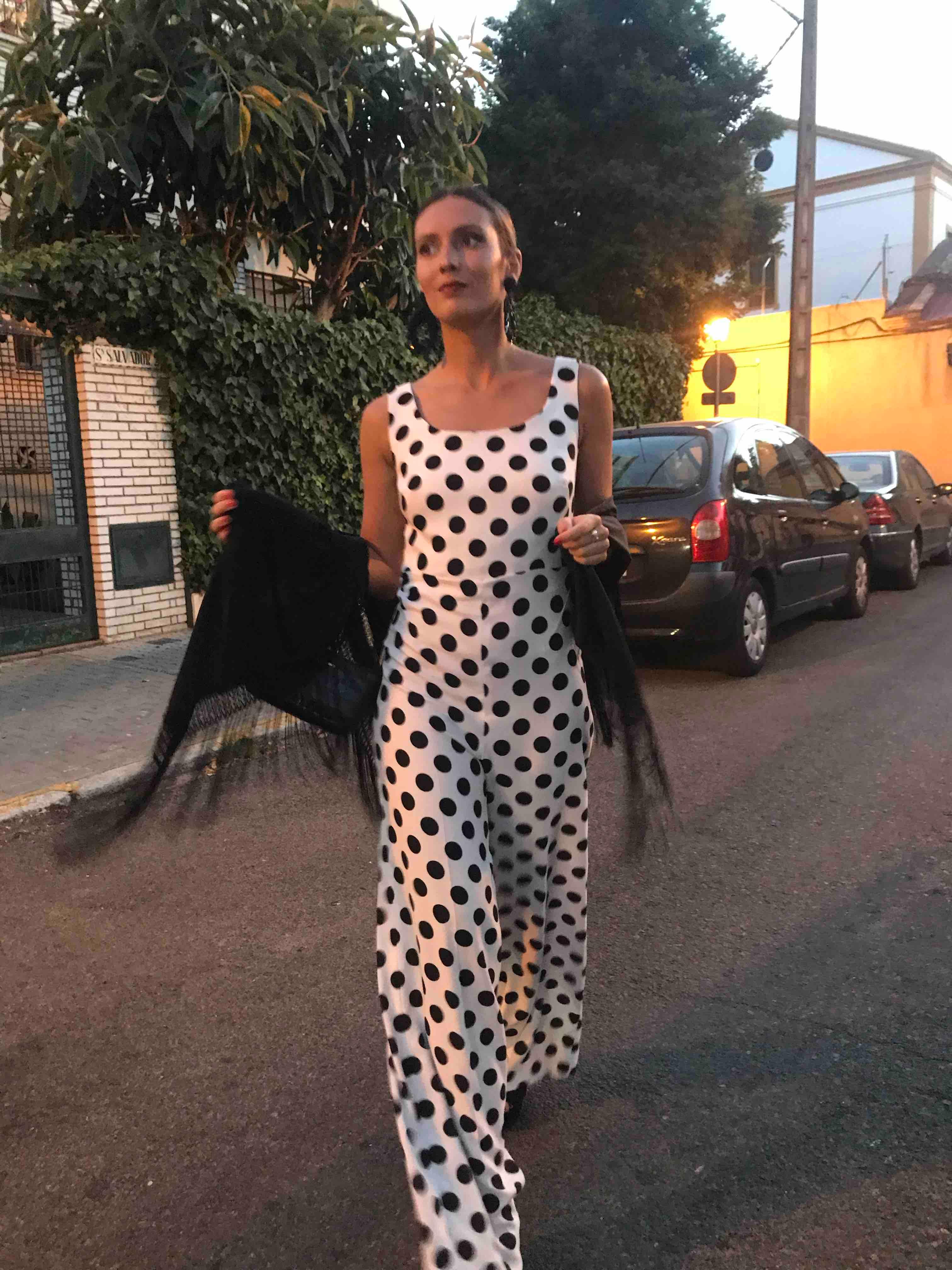 Vestido / mono lunares Conchita Saiz — foto 1 de 2