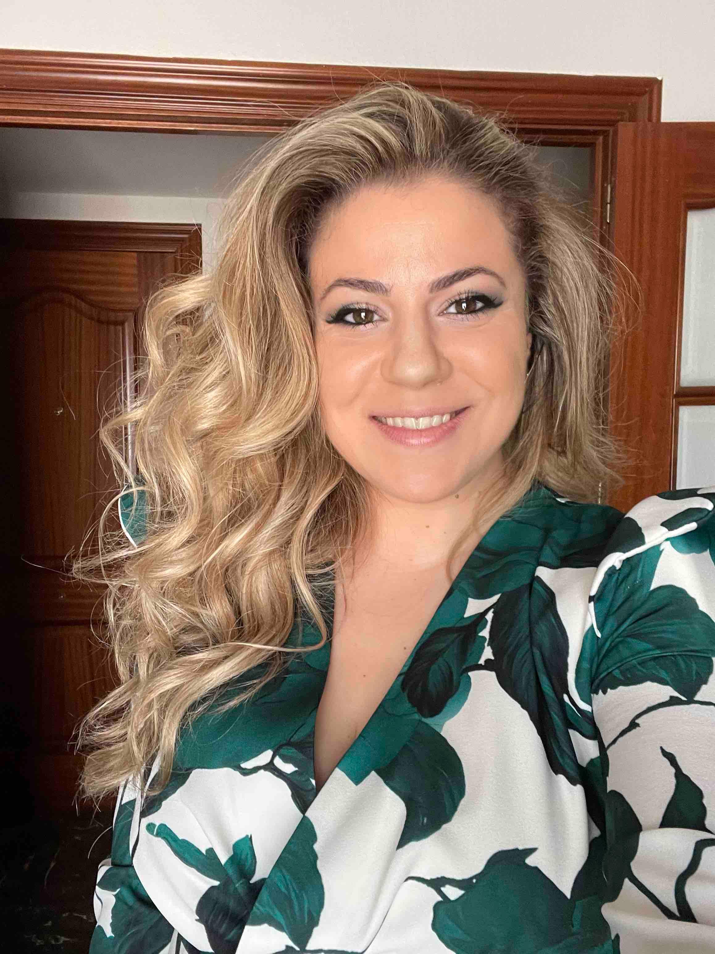 Vestido estampado cóctel Blanca Martín — foto 4 de 4