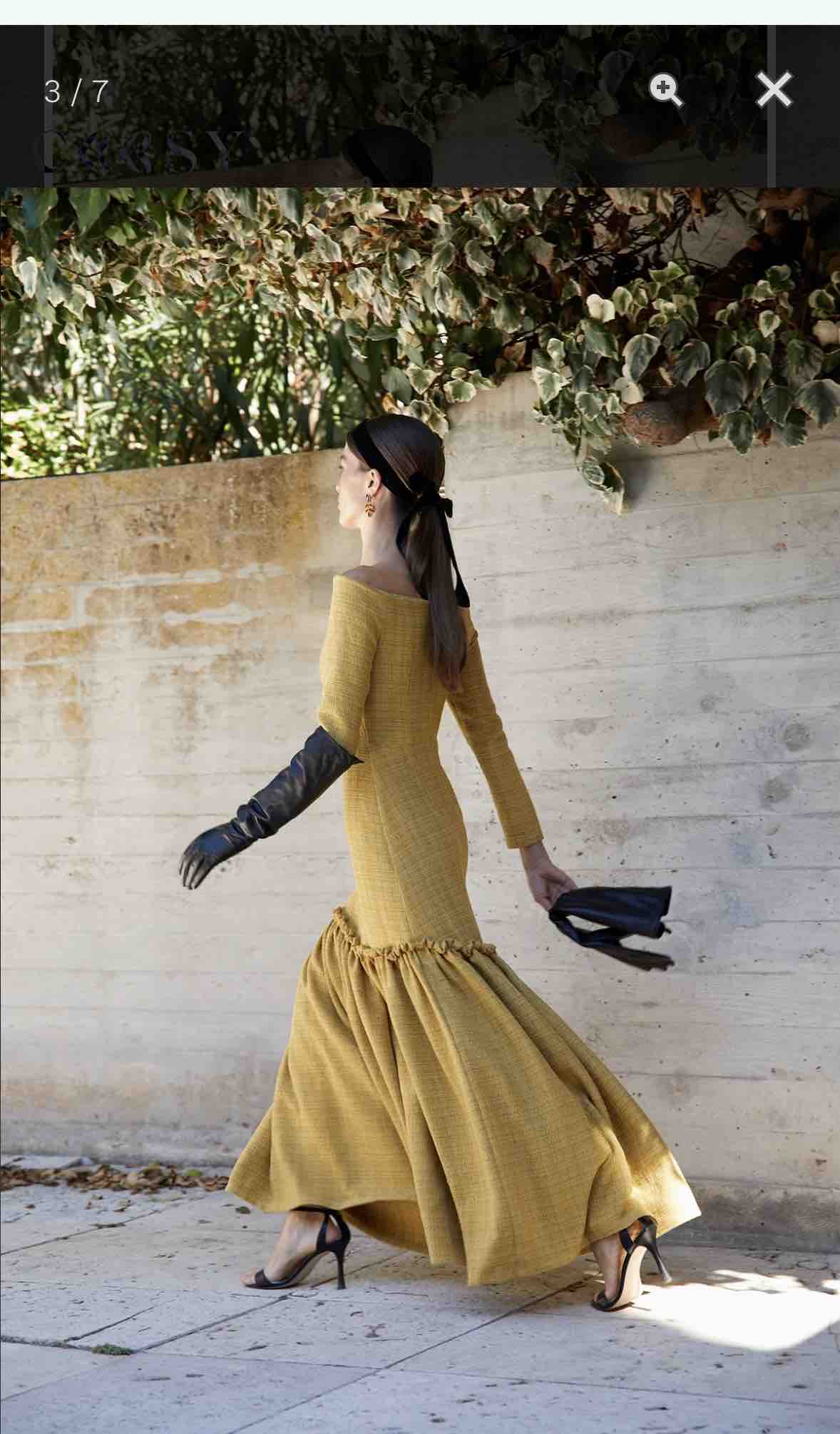 Vestido amarillo Coosy. Puesto una vez — foto 3 de 3