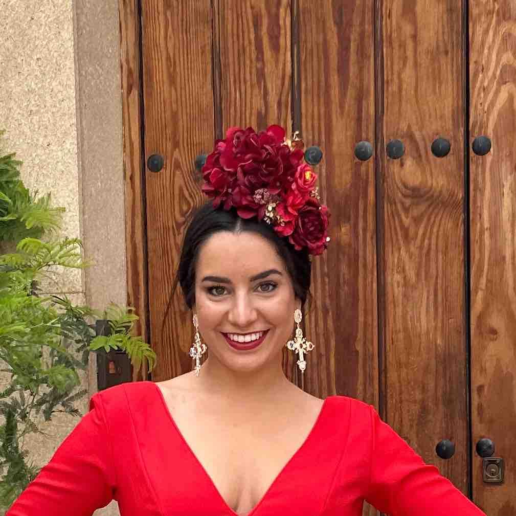 Tocado de flores — foto 1 de 3