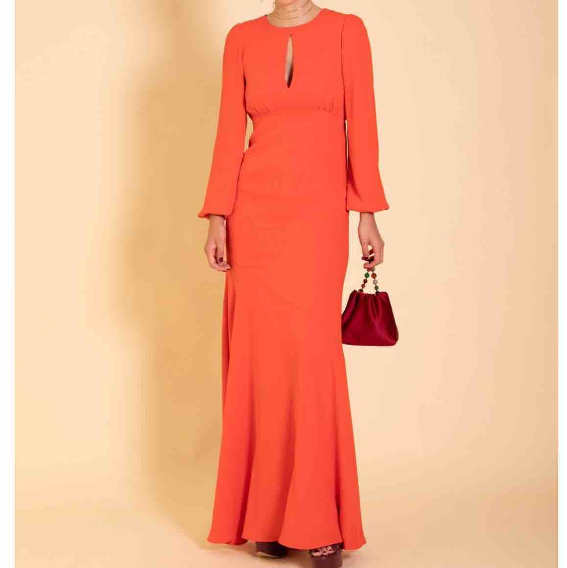 Vestido largo naranja The Are — foto 1 de 3