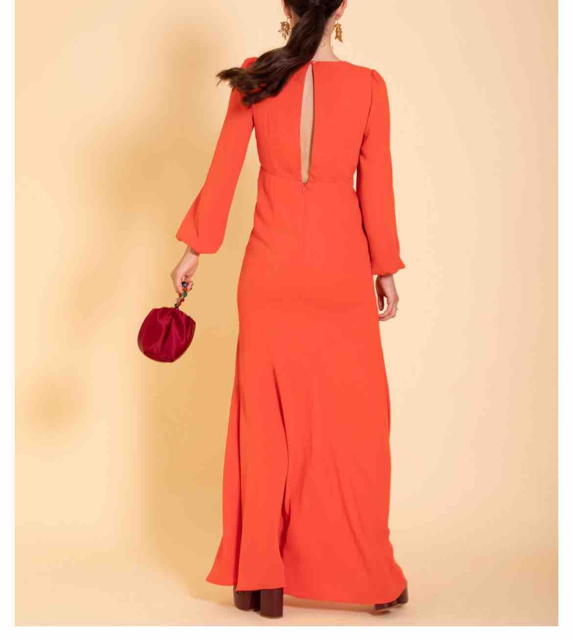Vestido largo naranja The Are — foto 2 de 3