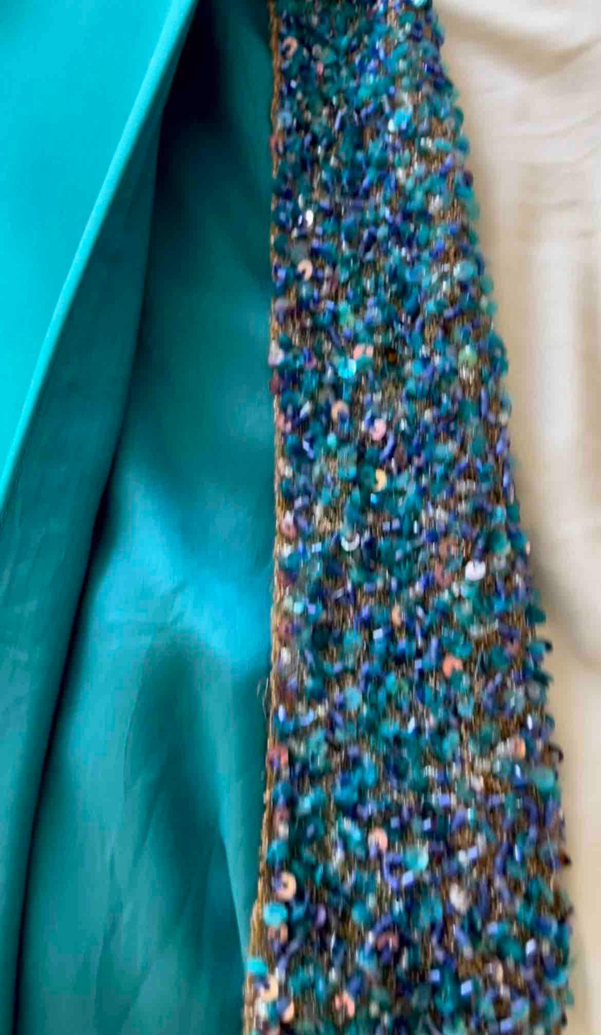 Vestido turquesa ¡Nuevo! maria isabel — foto 3 de 6